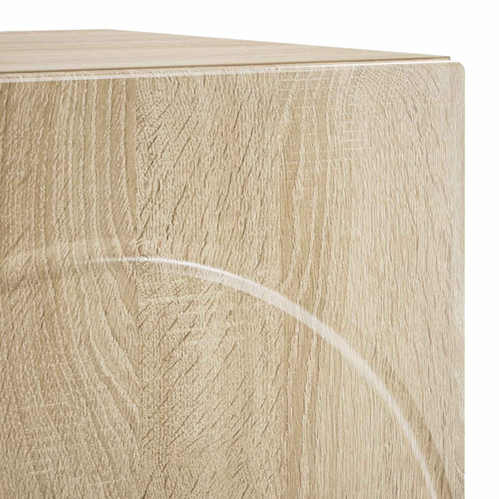 Bedside Cabinet Oak Storage 33.5x34.5x50cm