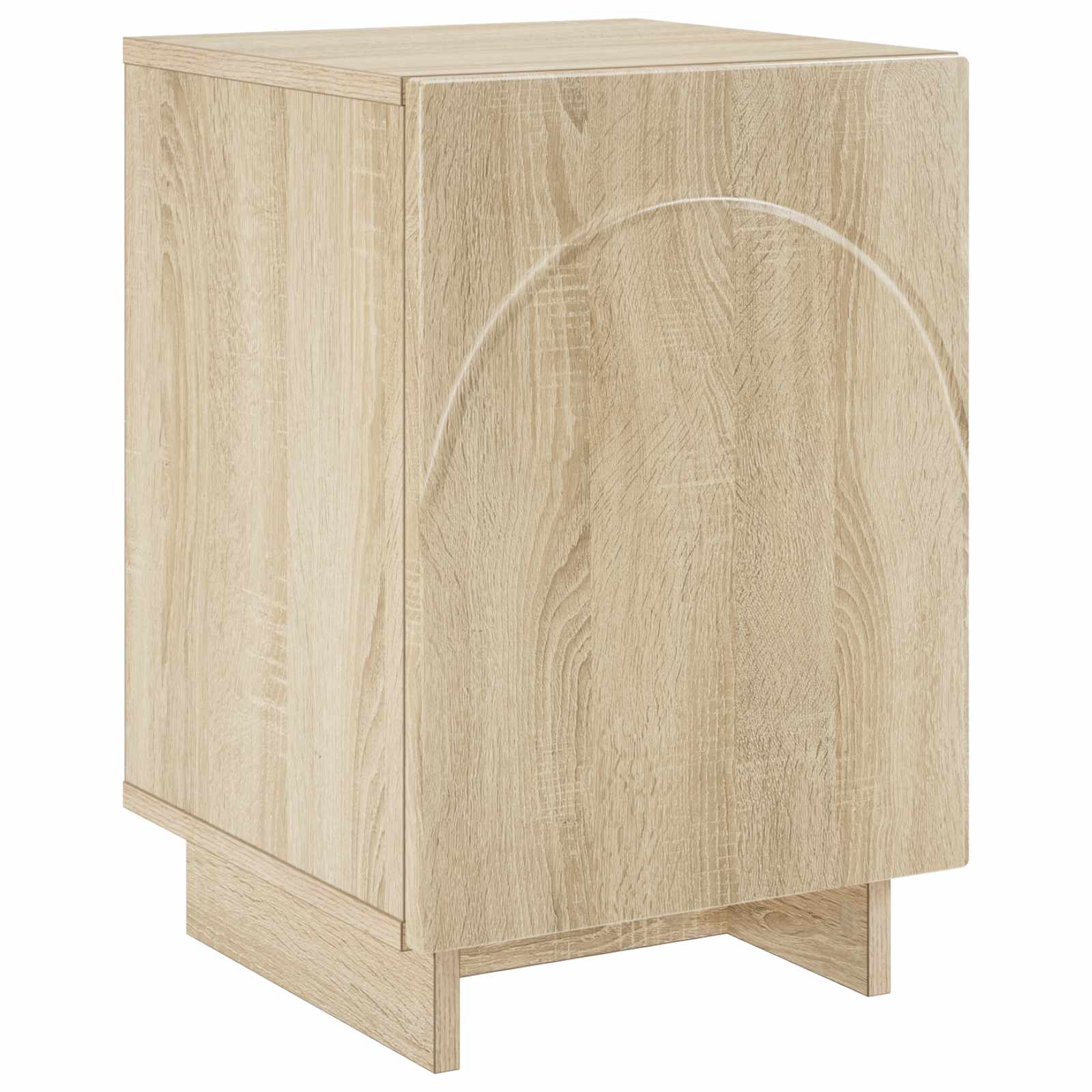 Bedside Cabinet Oak Storage 33.5x34.5x50cm