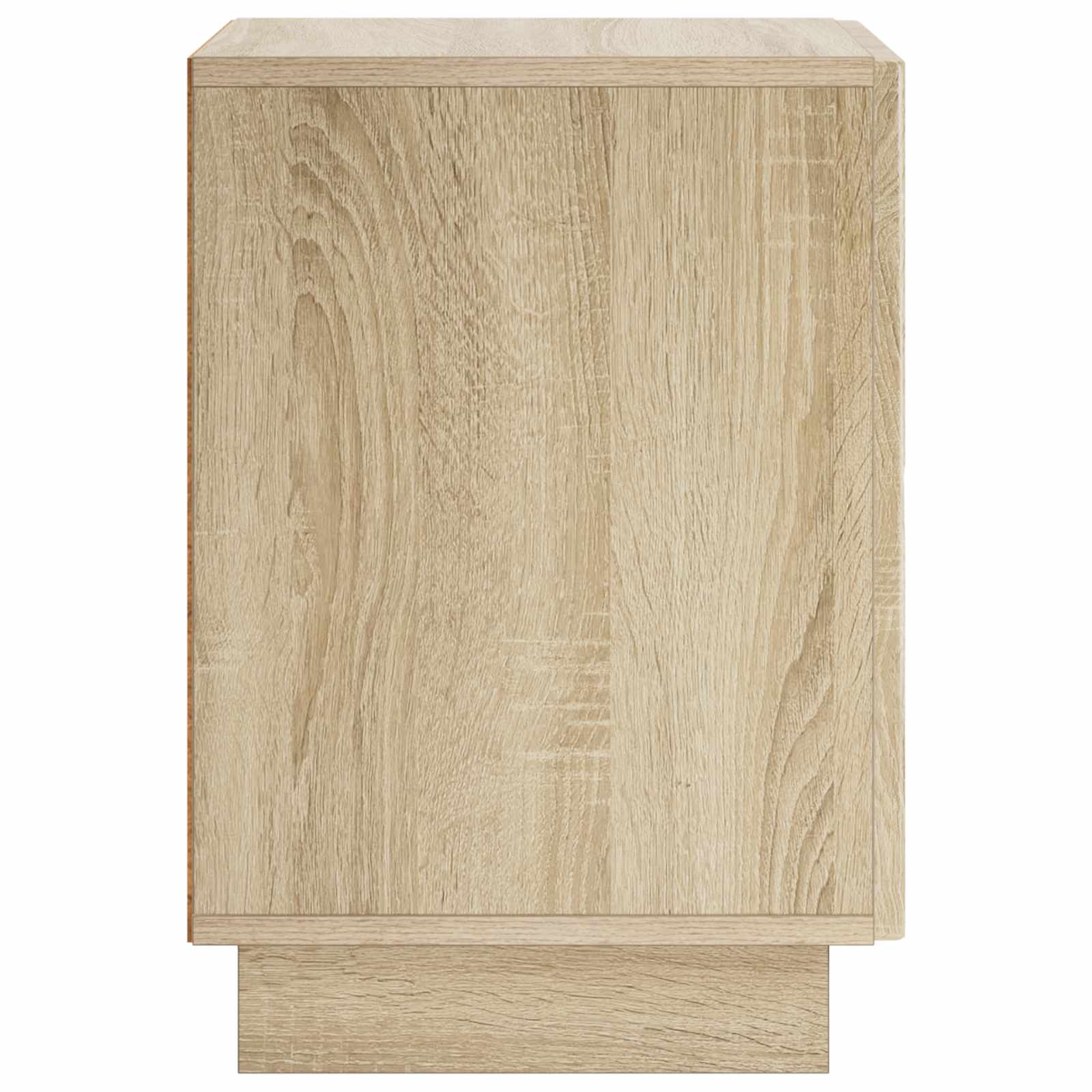 Bedside Cabinet Oak Storage 33.5x34.5x50cm