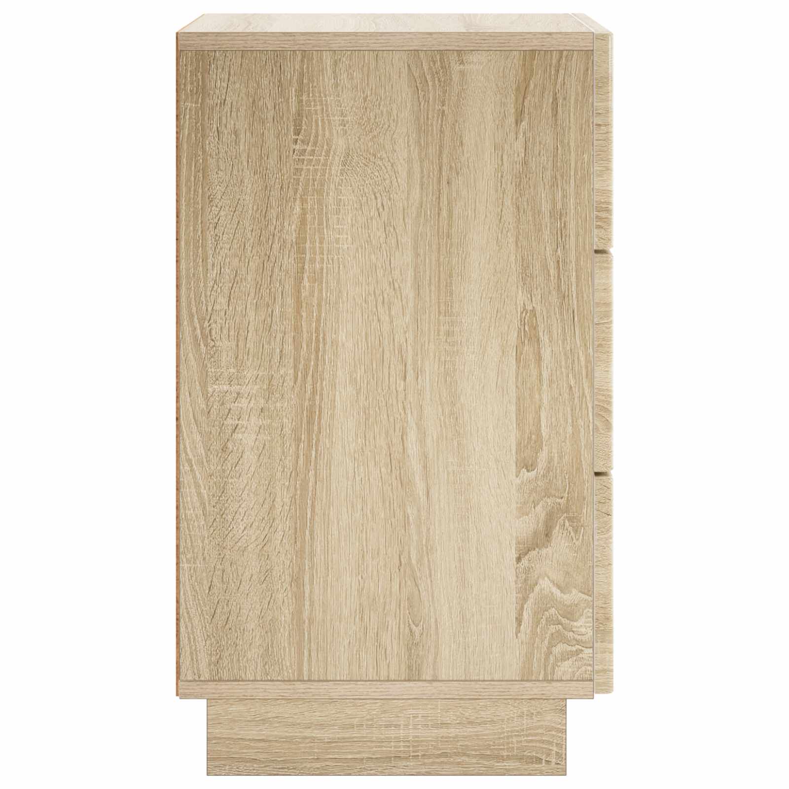 Bedside Cabinet Oak Finish 33.5x34.5x60cm