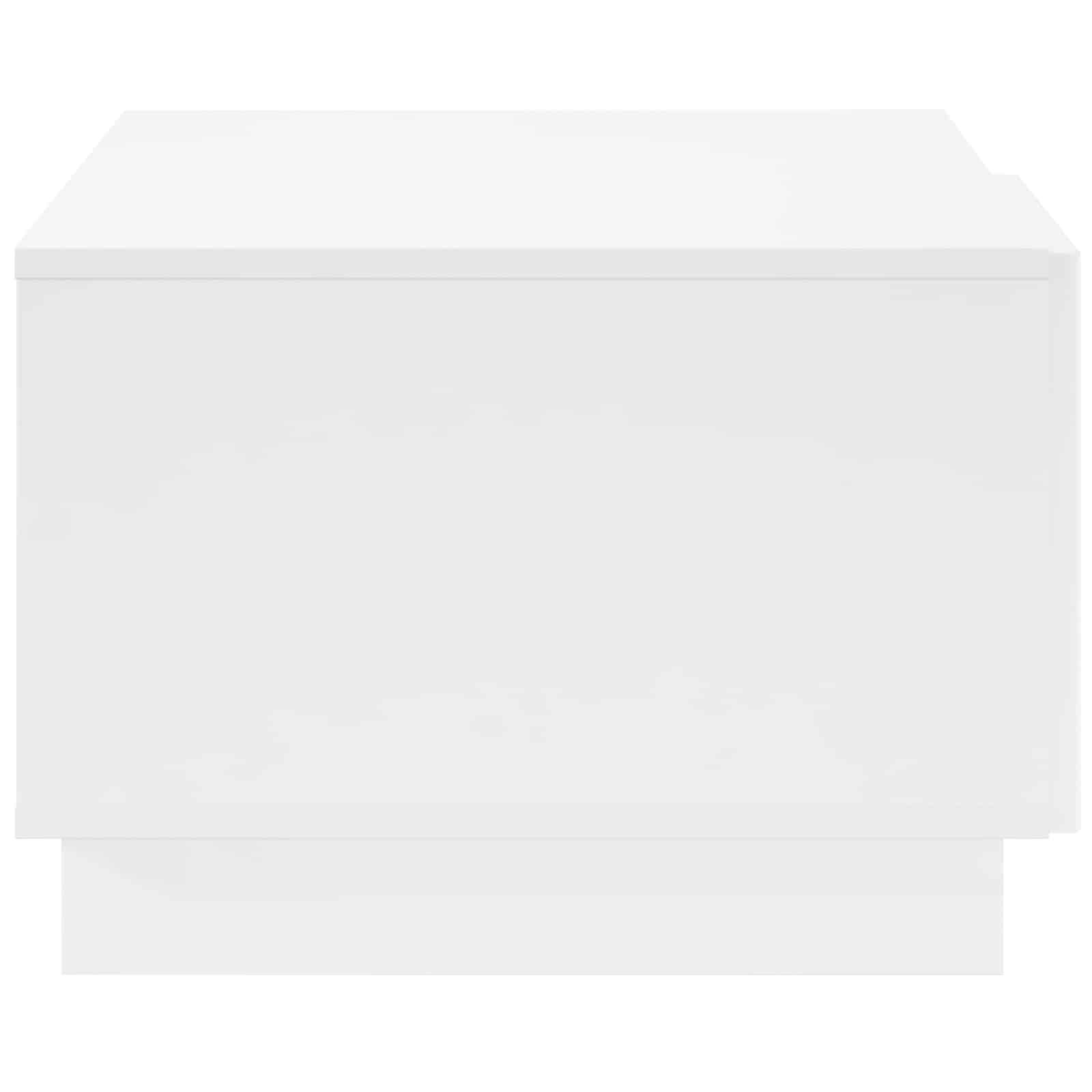 Coffee Table White Engineered 95x50.5x35cm