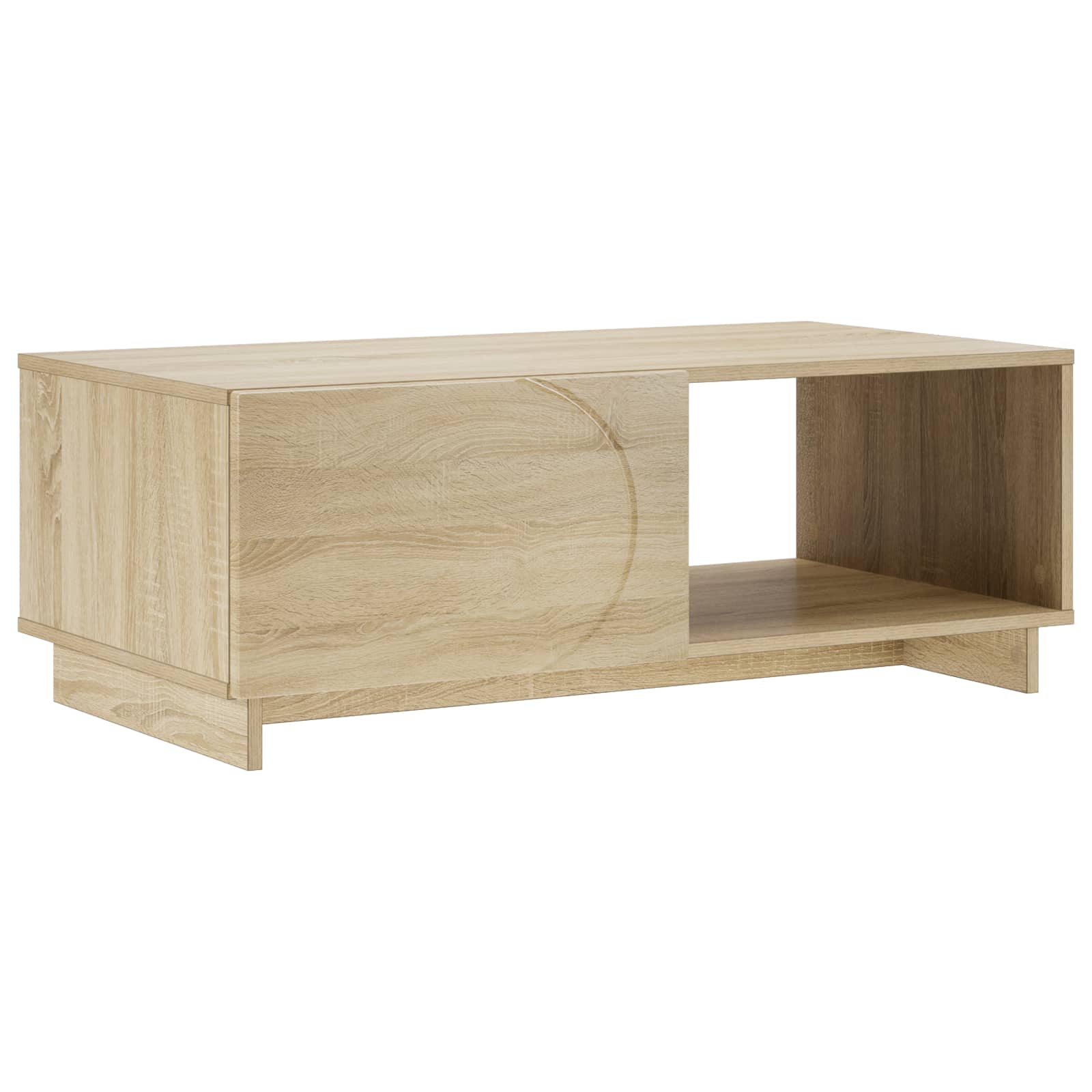 Oak Coffee Table Storage 95x50.5x35cm