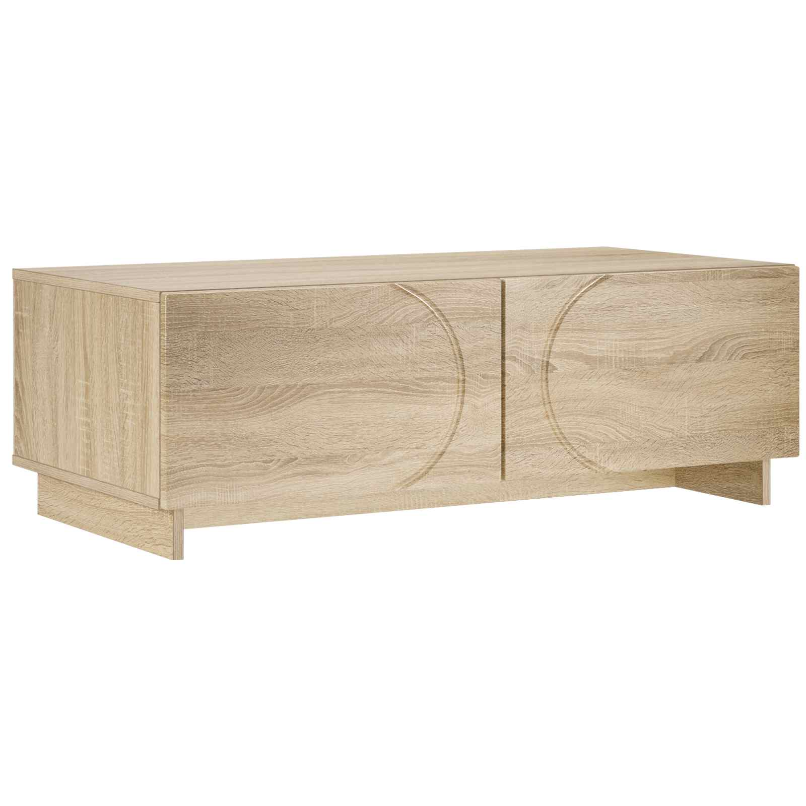 Coffee Table Oak Rectangular 102x50.5x35cm
