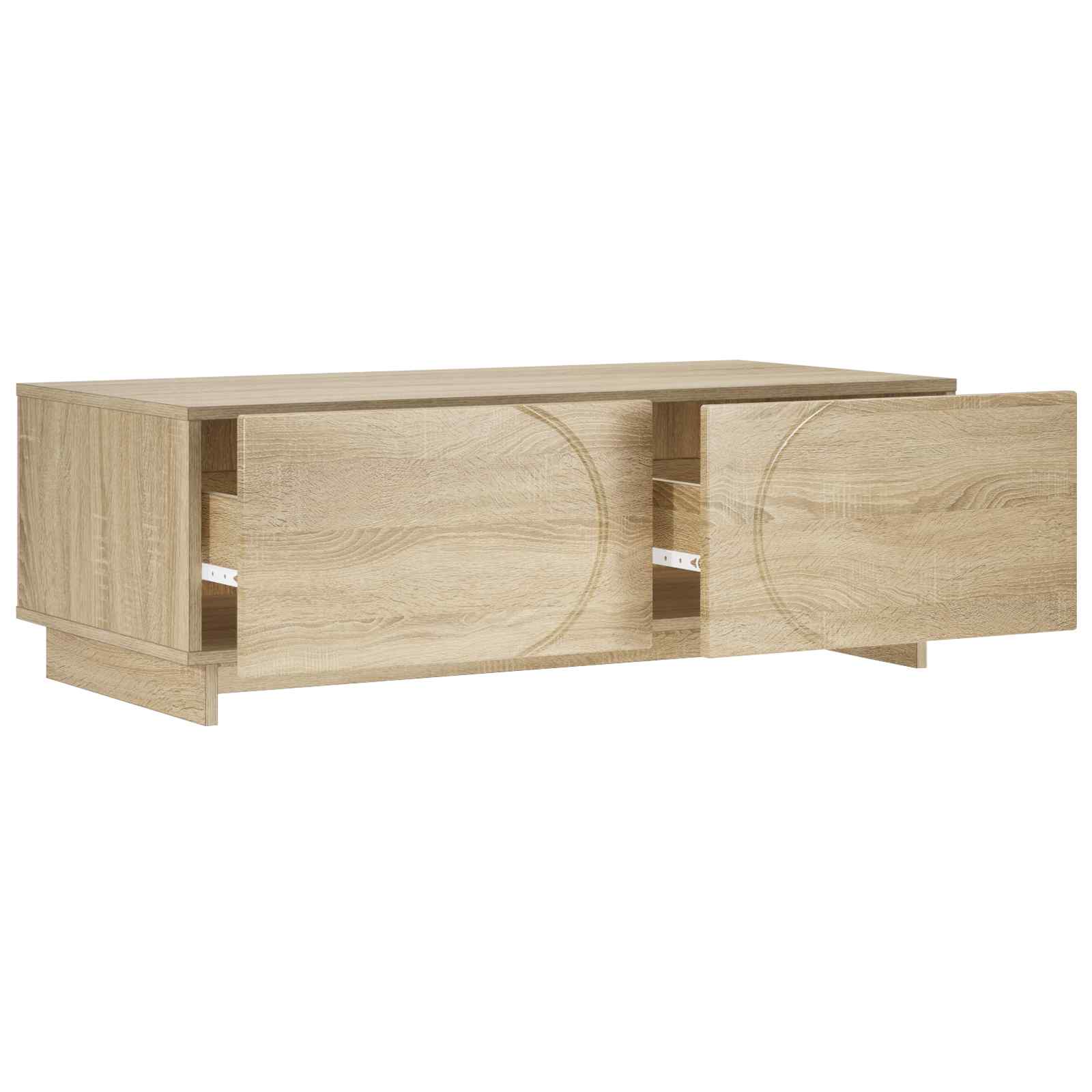 Coffee Table Oak Rectangular 102x50.5x35cm