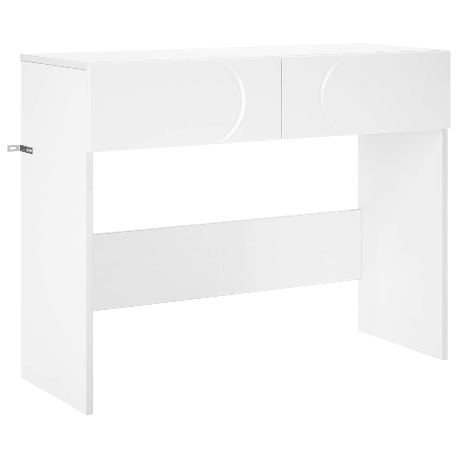 Console Table White Engineered Wood 96.5x38x75cm