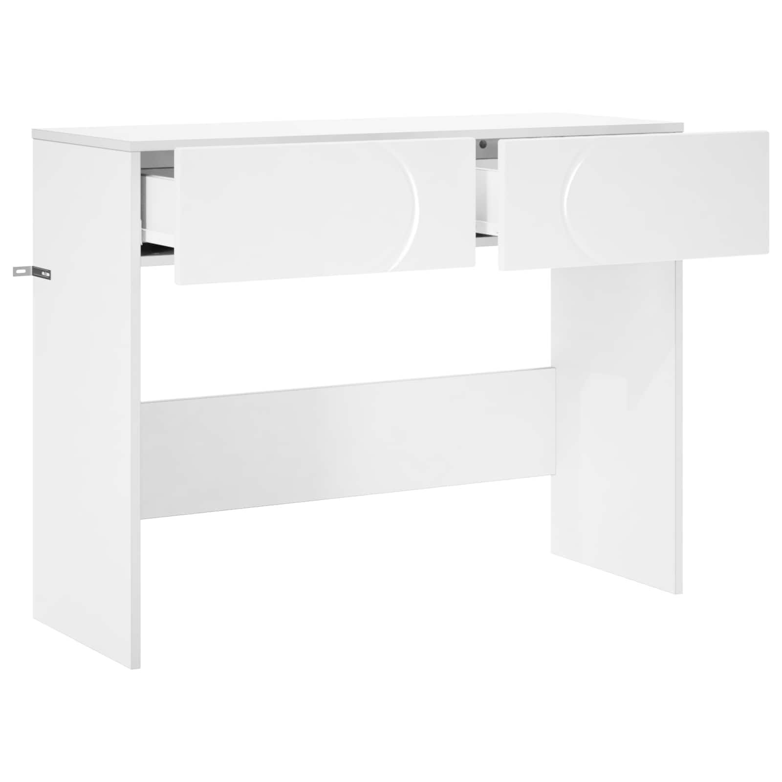 Console Table White Engineered Wood 96.5x38x75cm