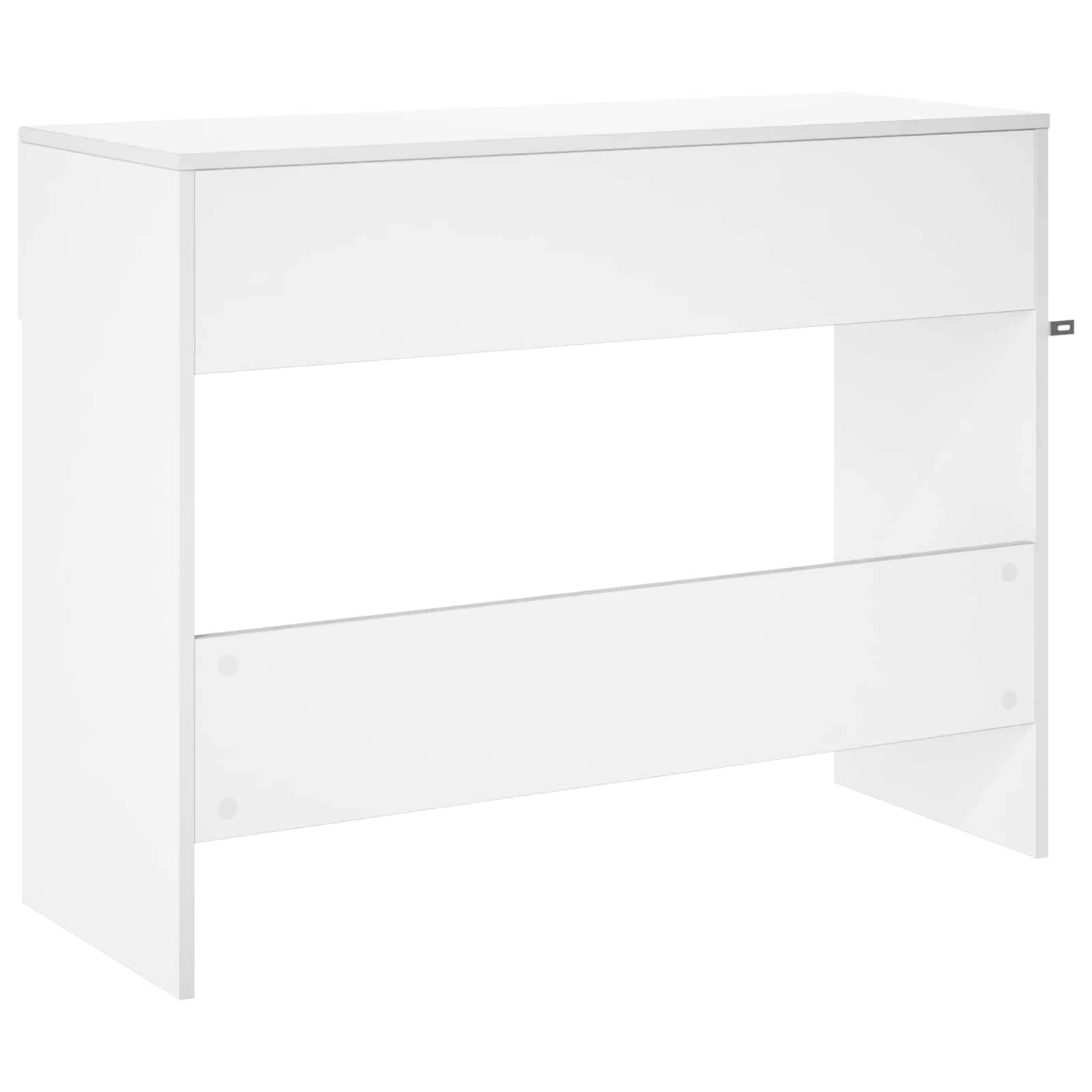 Console Table White Engineered Wood 96.5x38x75cm