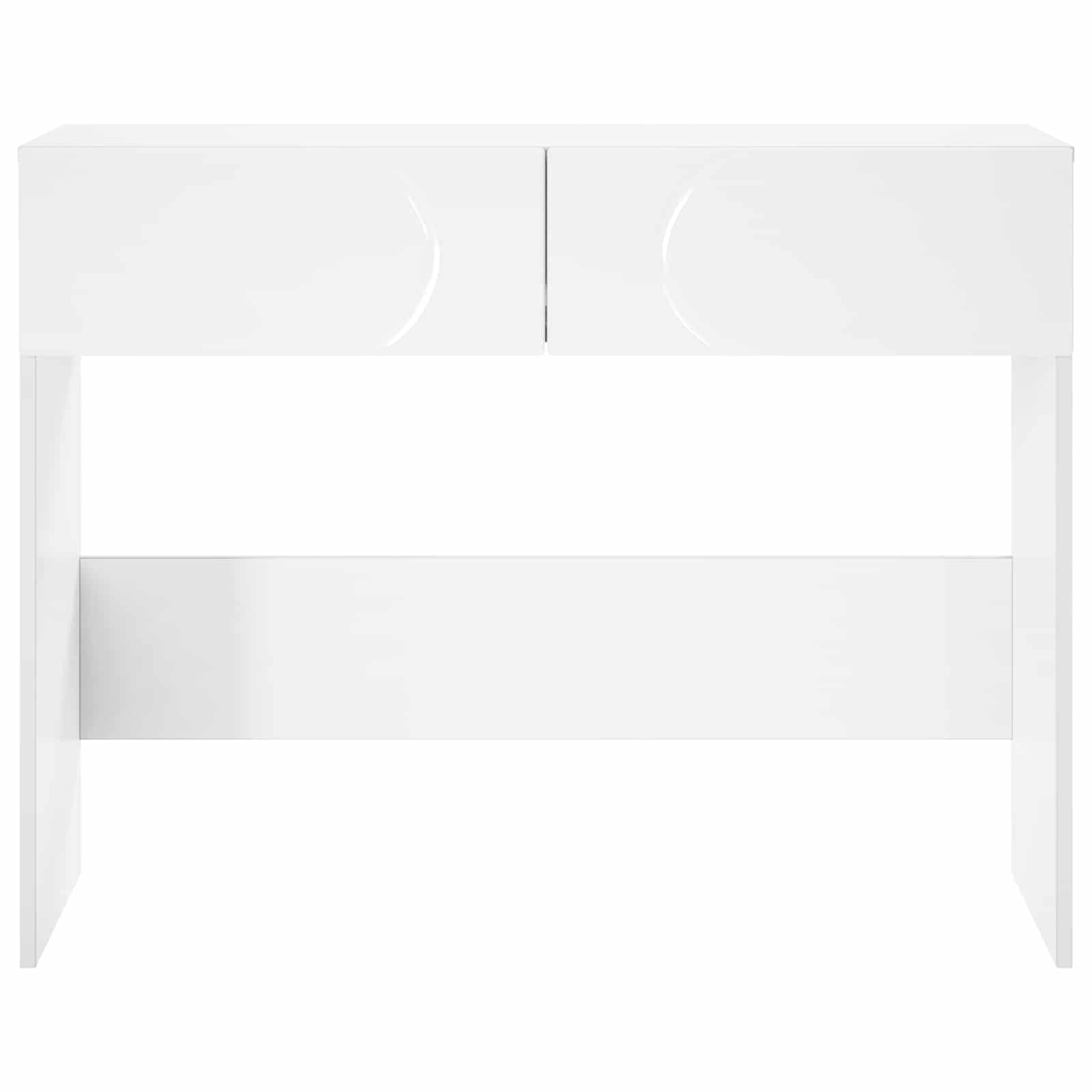 Console Table White Engineered Wood 96.5x38x75cm