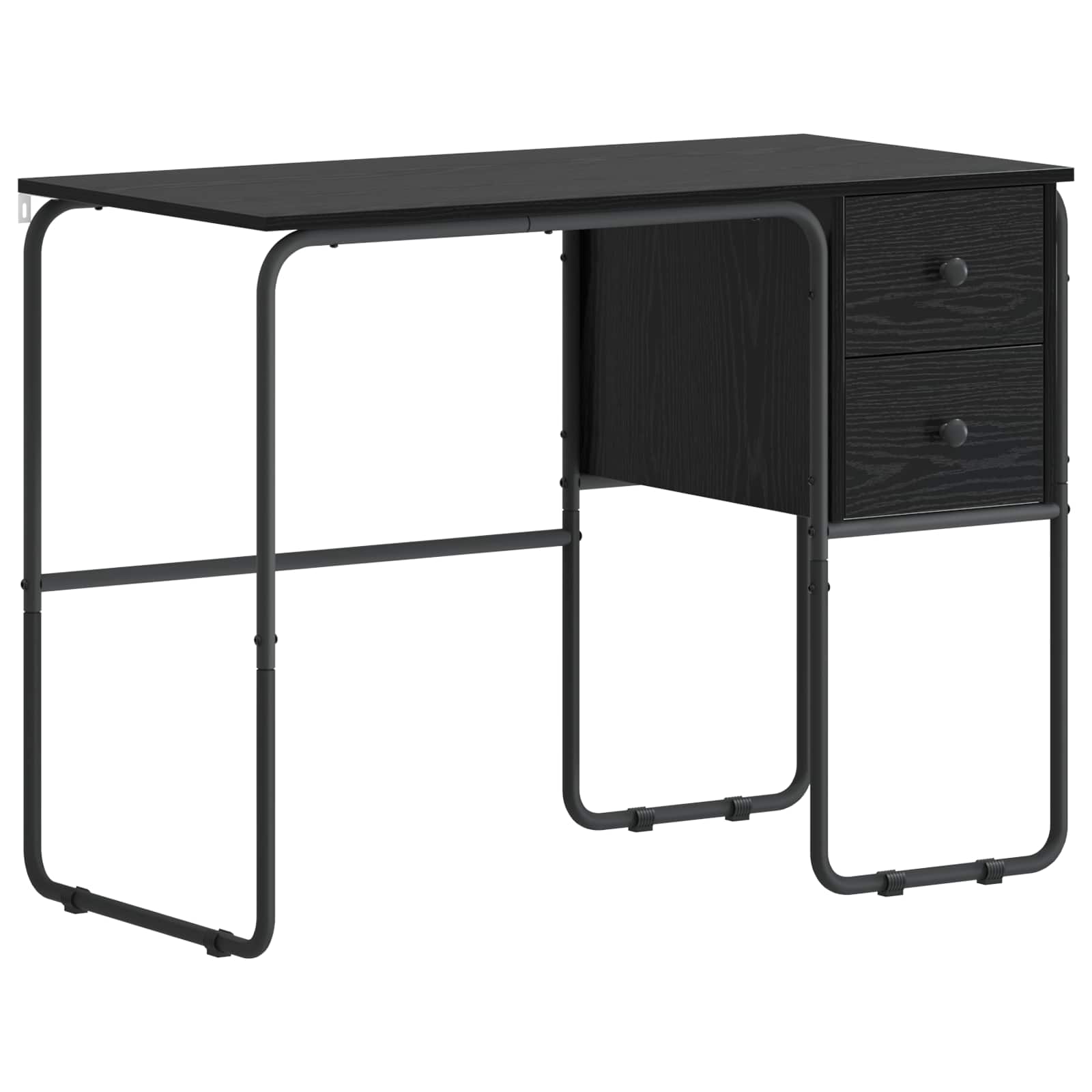 Office Desk Storage Black 100x50x75cm