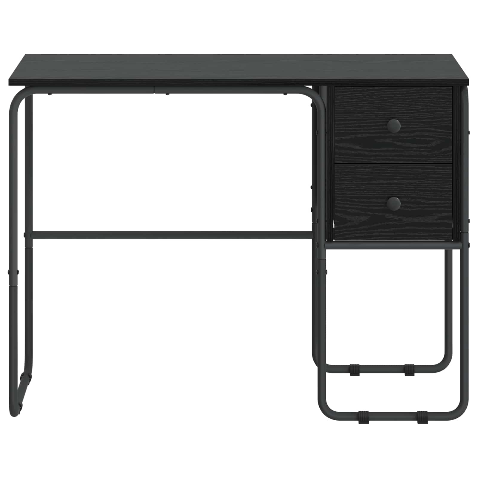 Office Desk Storage Black 100x50x75cm