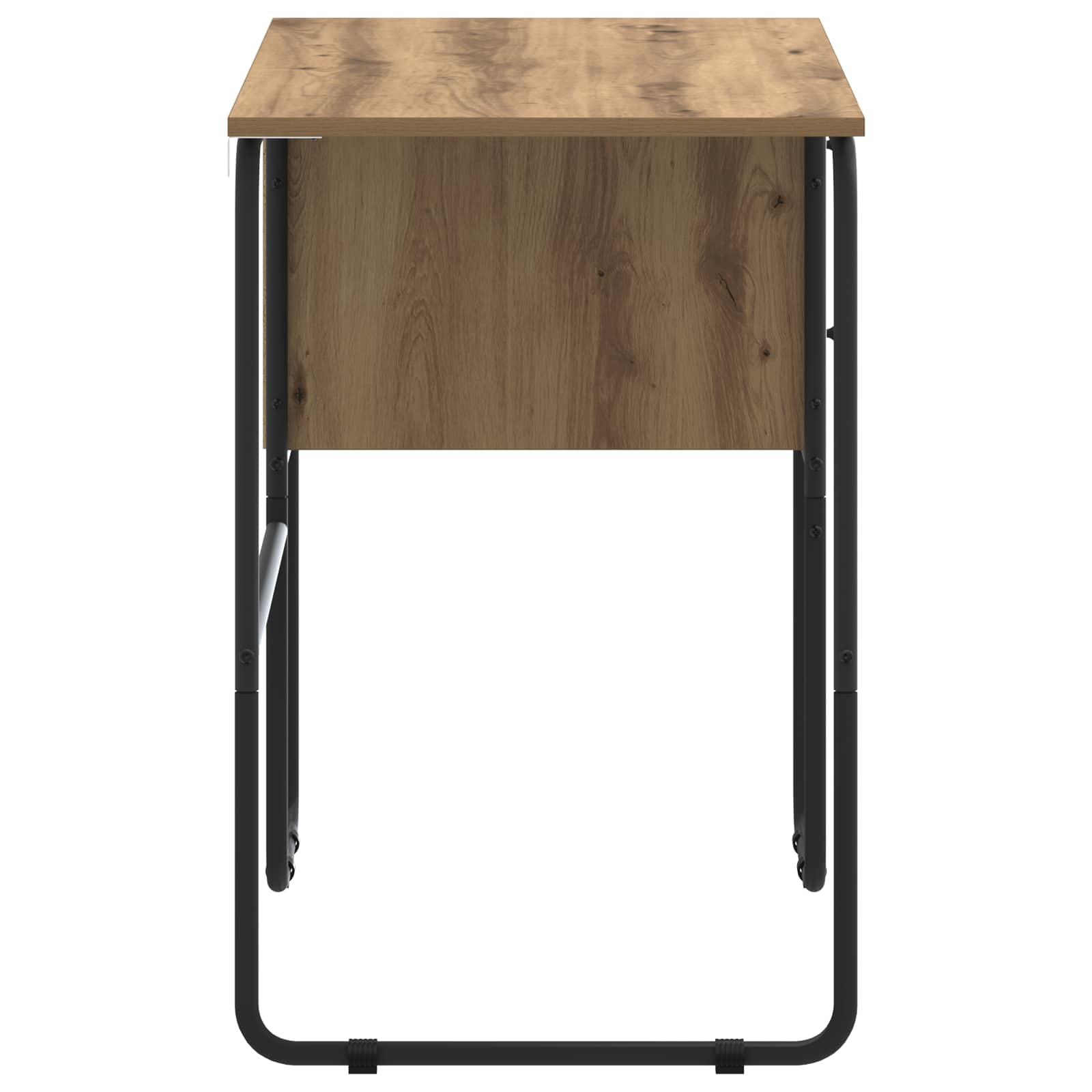 Oak Desk With Storage 100x50x75cm
