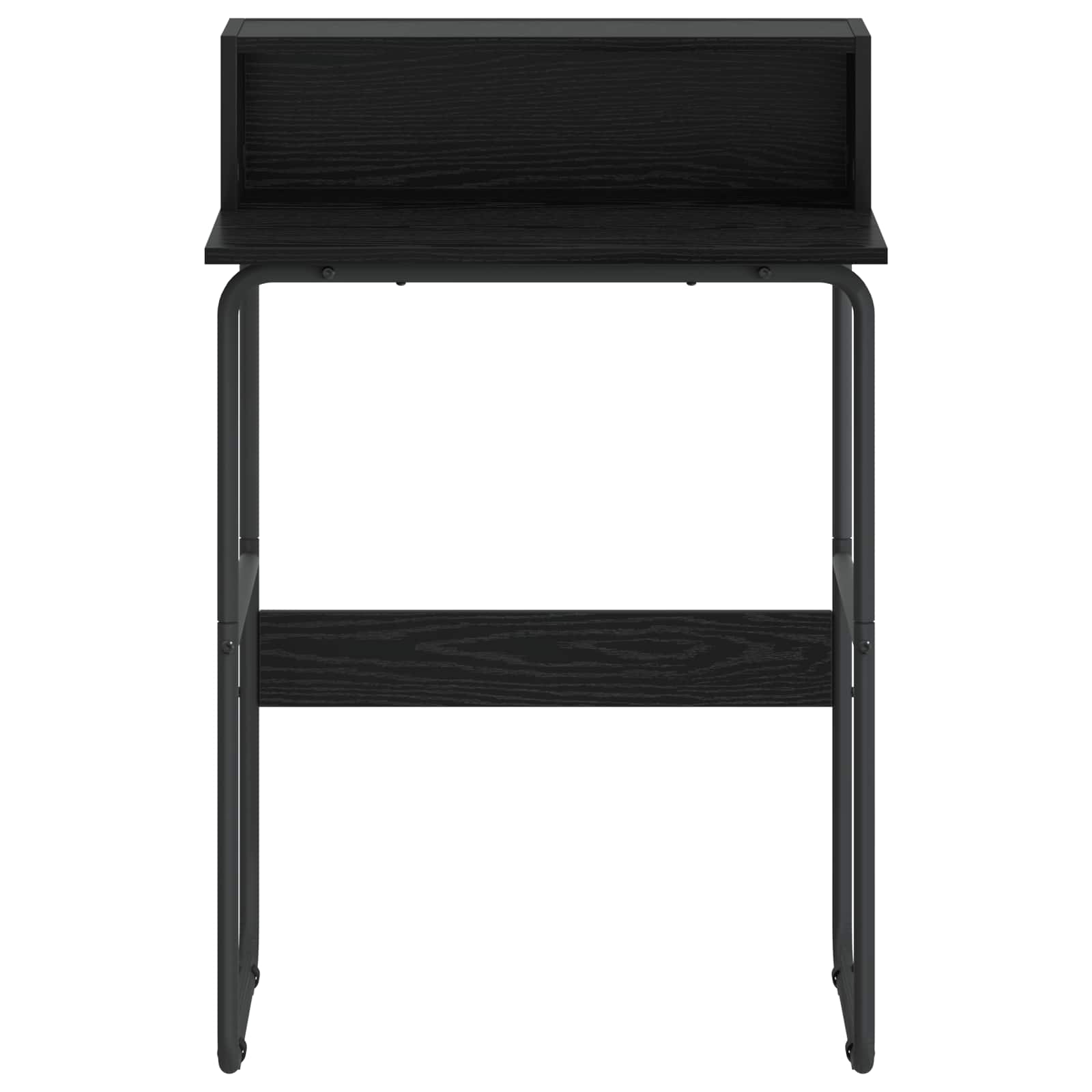 Office Desk Black Storage 60x50x91cm