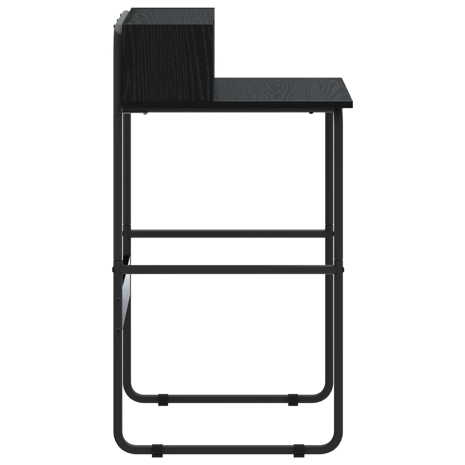 Office Desk Black Storage 60x50x91cm