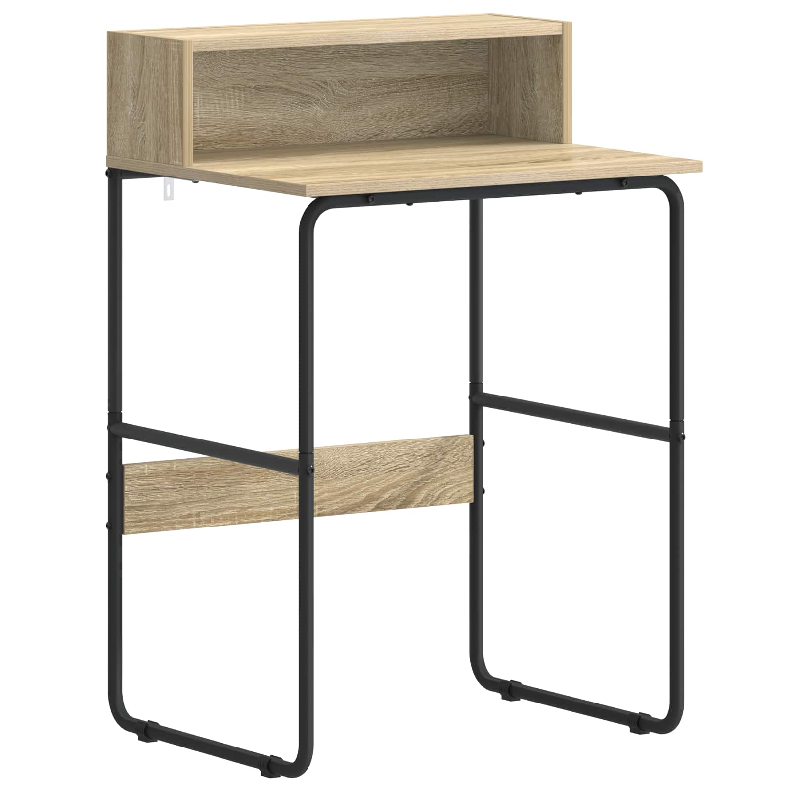 Oak Desk With Storage 60x50x91cm