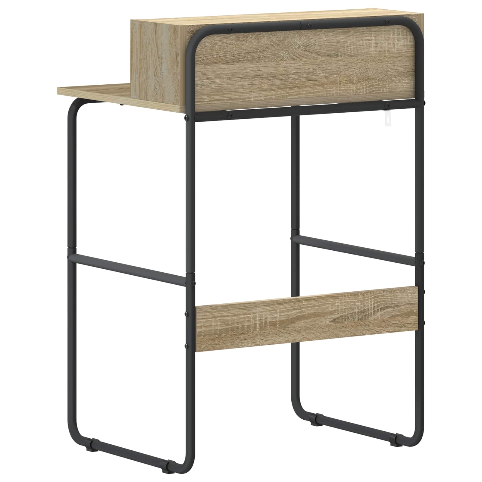 Oak Desk With Storage 60x50x91cm