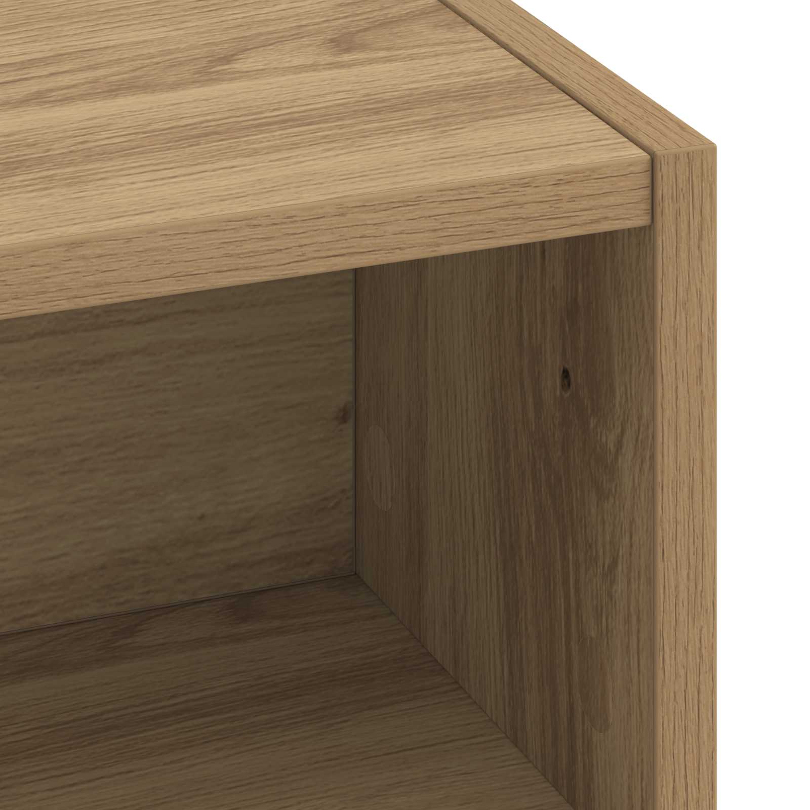 Office Desk Storage Oak 80x50x91cm