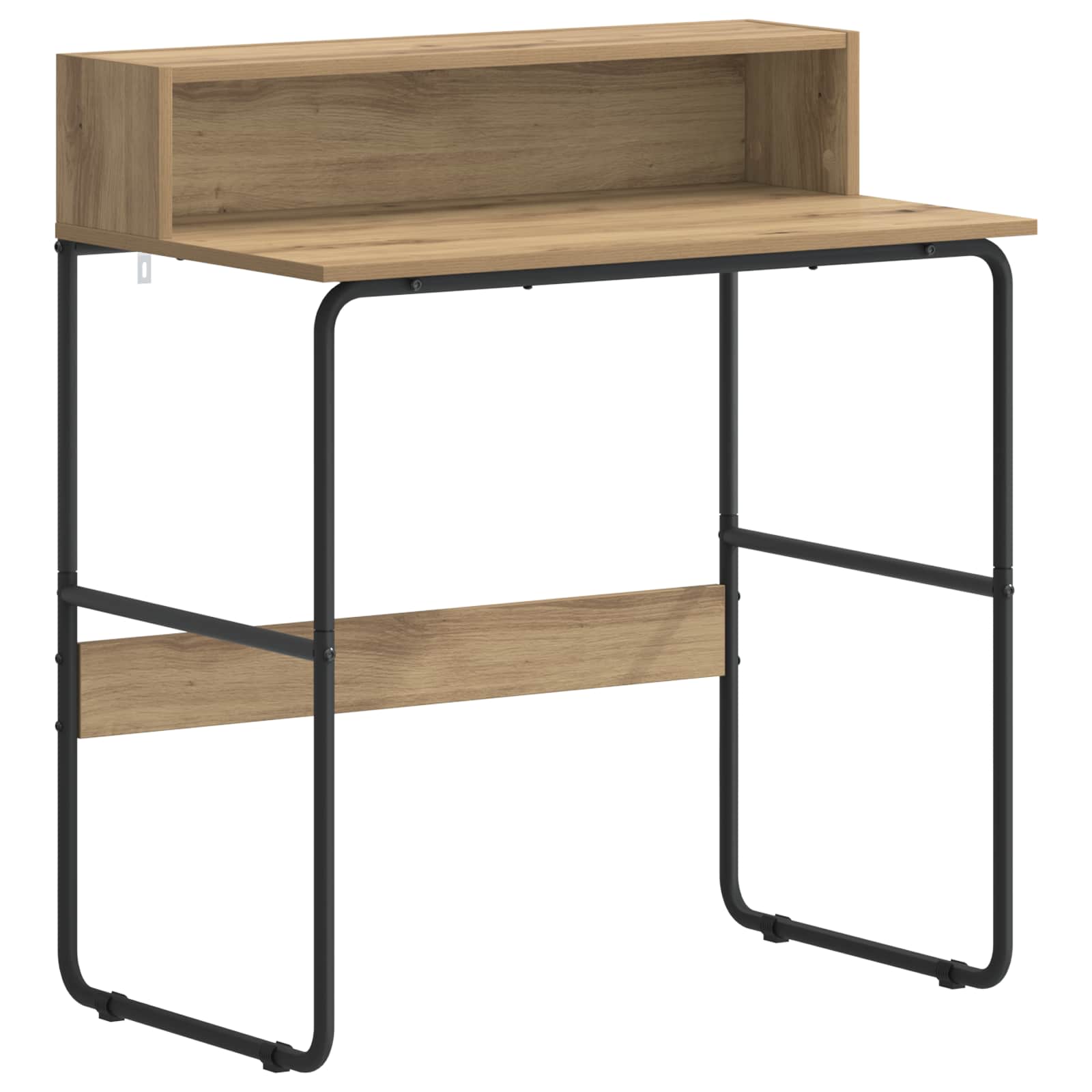 Office Desk Storage Oak 80x50x91cm
