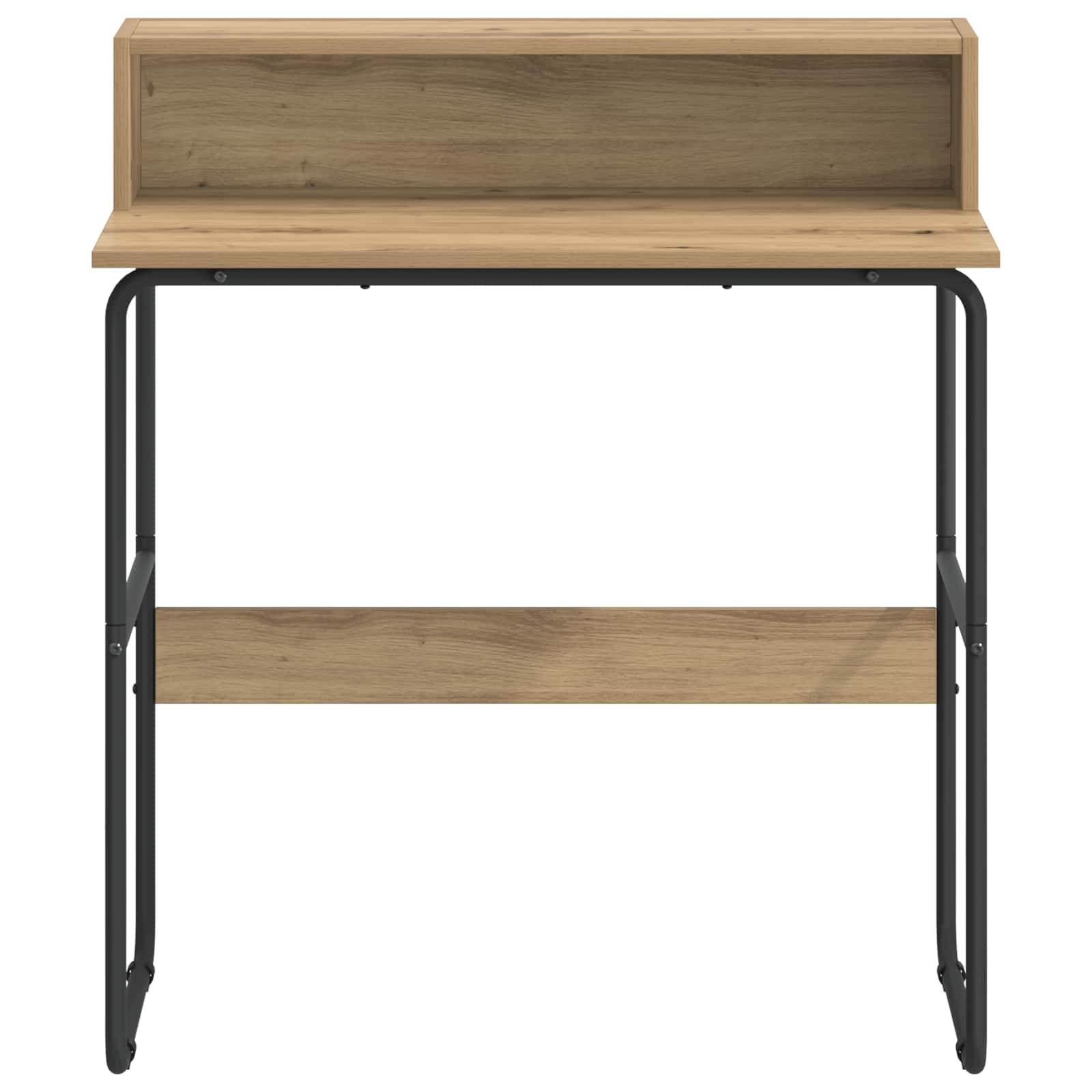 Office Desk Storage Oak 80x50x91cm