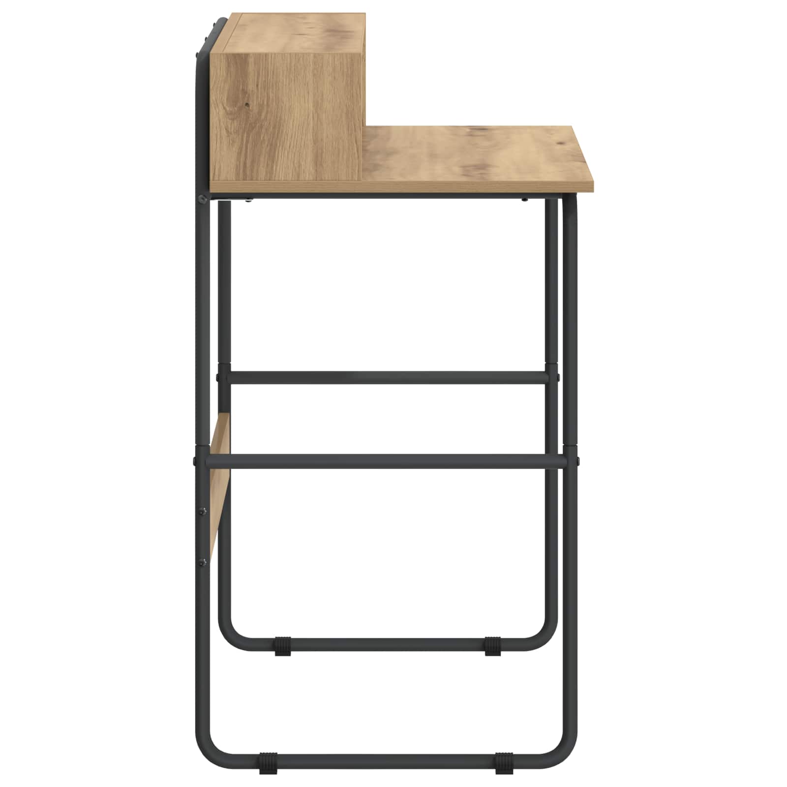 Office Desk Storage Oak 80x50x91cm