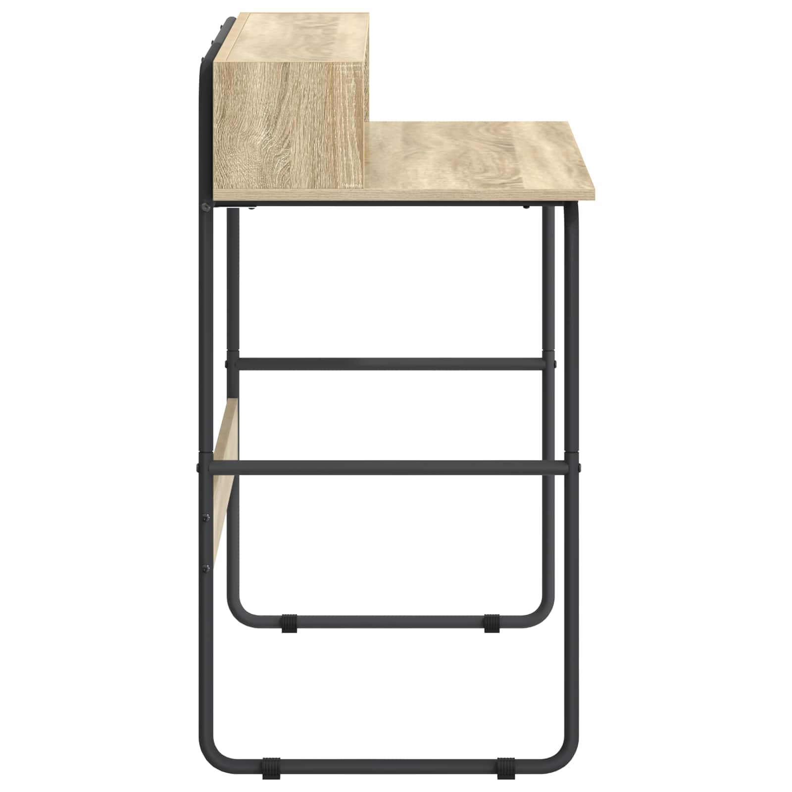 Desk With Storage Oak 100x50x91cm
