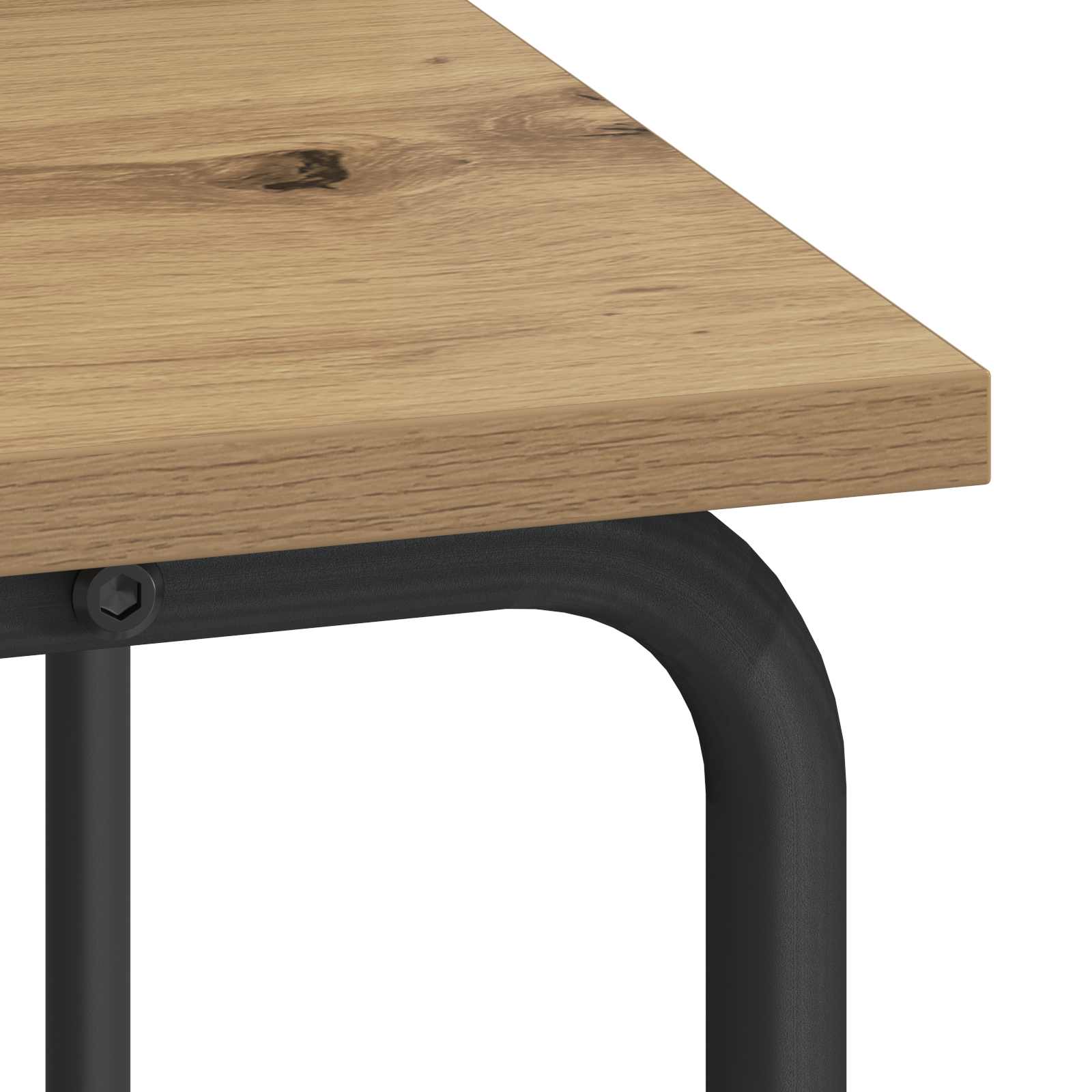 Office Desk Storage Oak 100x50x91cm