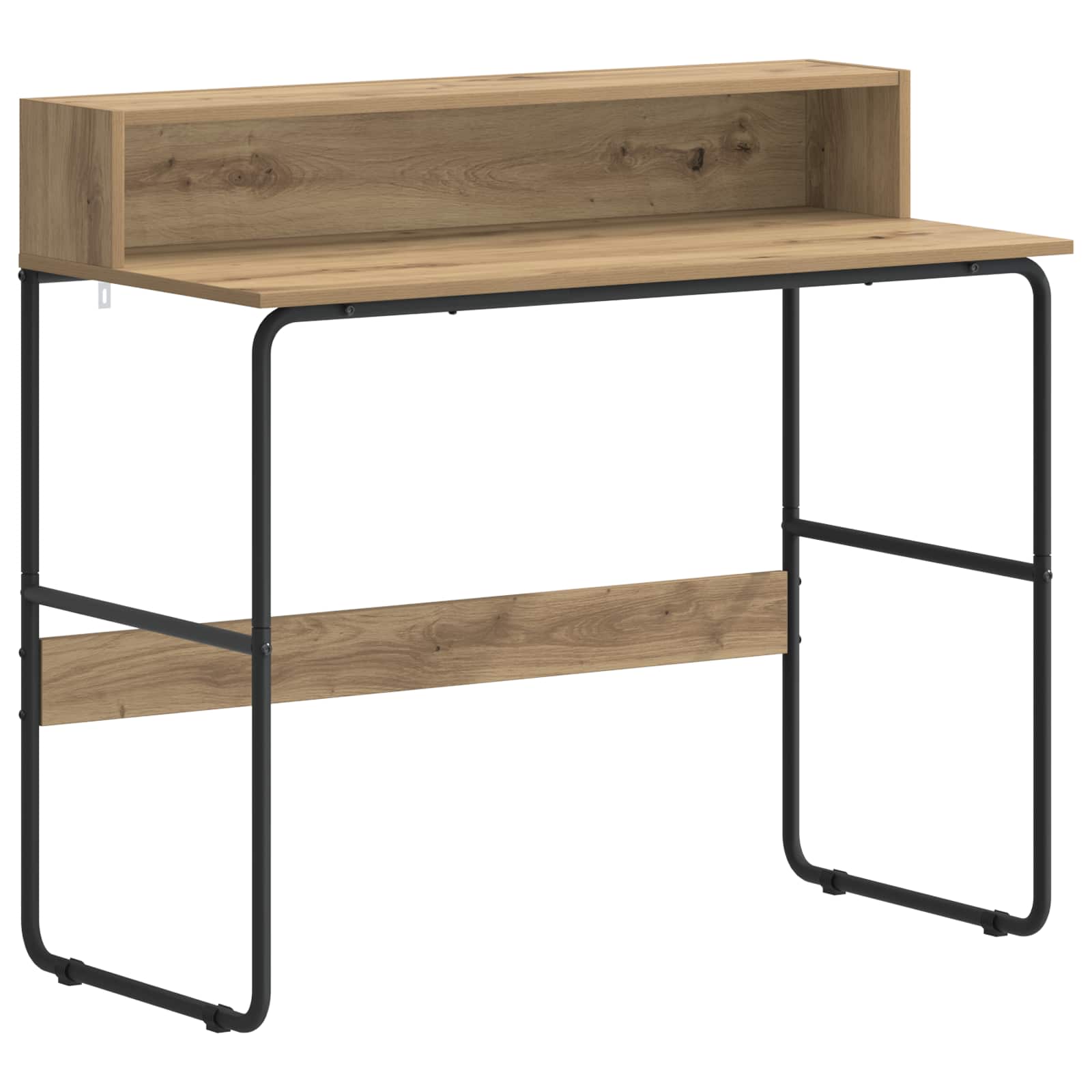 Office Desk Storage Oak 100x50x91cm