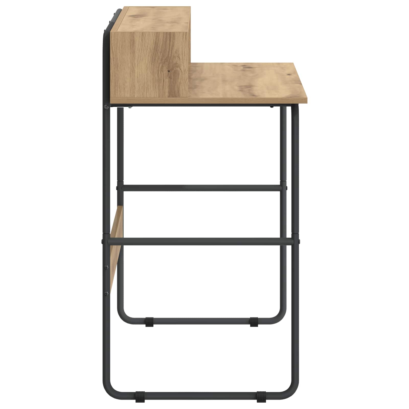 Office Desk Storage Oak 100x50x91cm