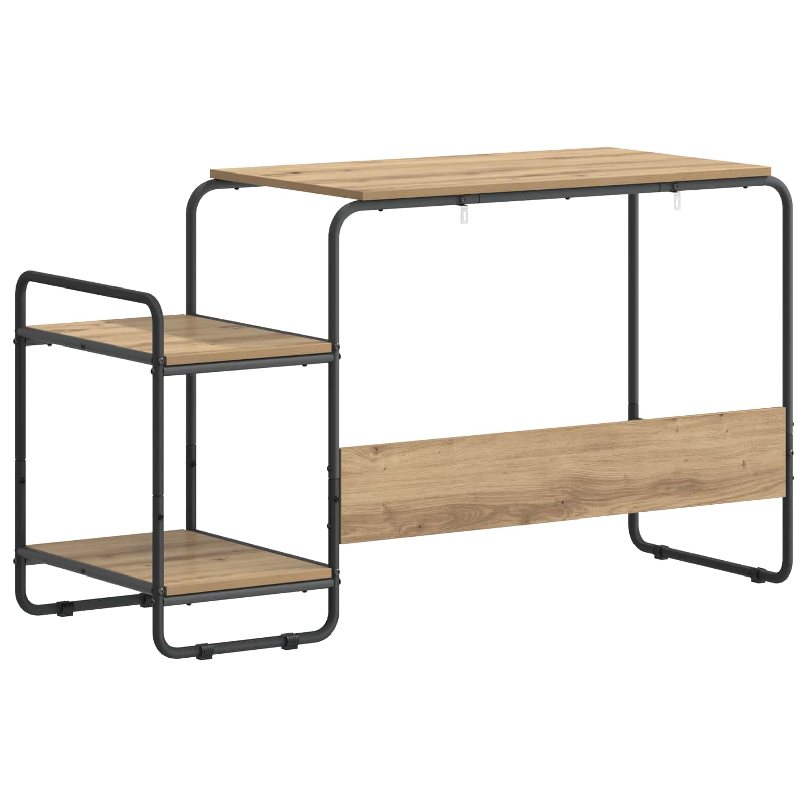 Office Desk Artisan Oak Storage 131.5x50x75.5cm