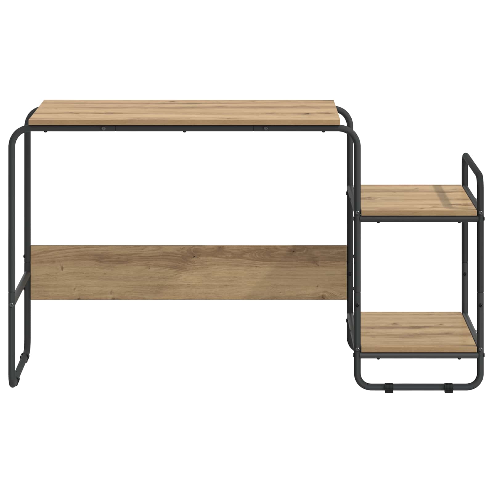 Office Desk Artisan Oak Storage 131.5x50x75.5cm