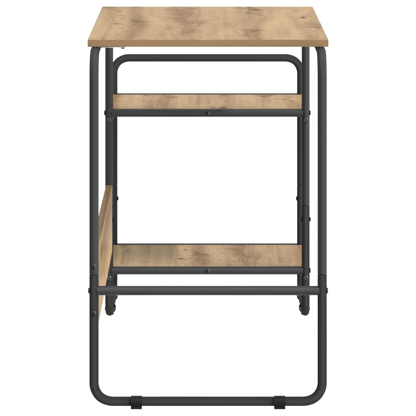 Office Desk Artisan Oak Storage 131.5x50x75.5cm