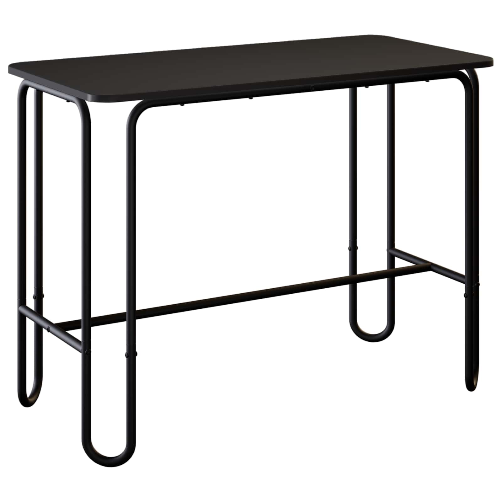 Dining Table Black Rectangular 100x50x75cm