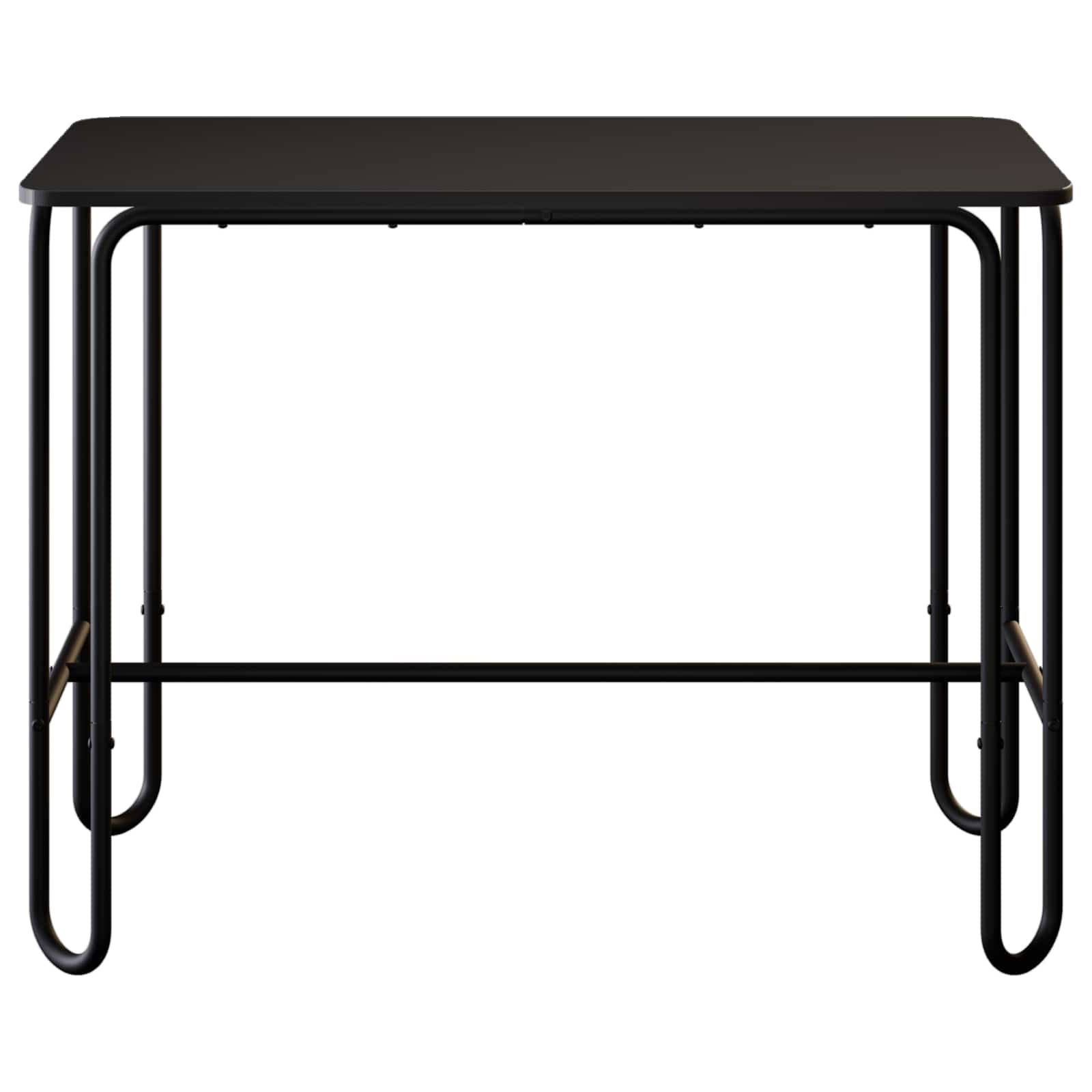Dining Table Black Rectangular 100x50x75cm