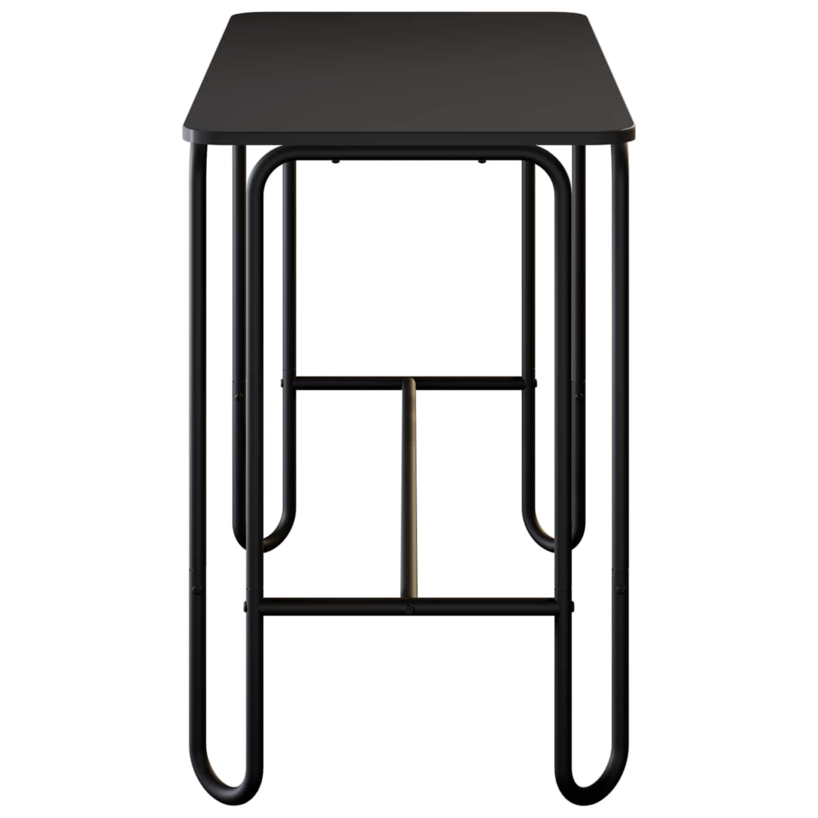 Dining Table Black Rectangular 100x50x75cm