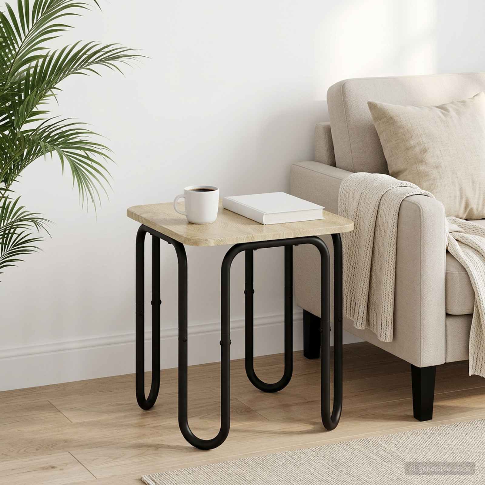 Oak Coffee Table 40cm Square 40x40x45cm