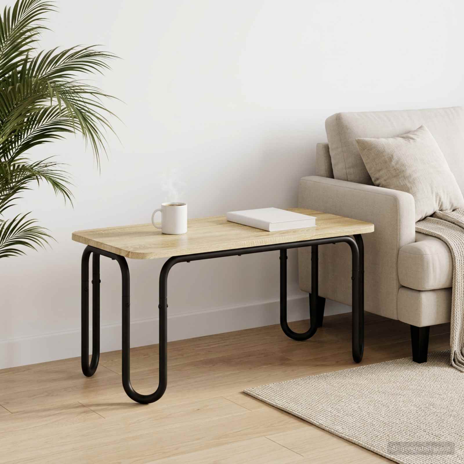 Coffee Table Sonoma Oak Style 79.5x40x36cm