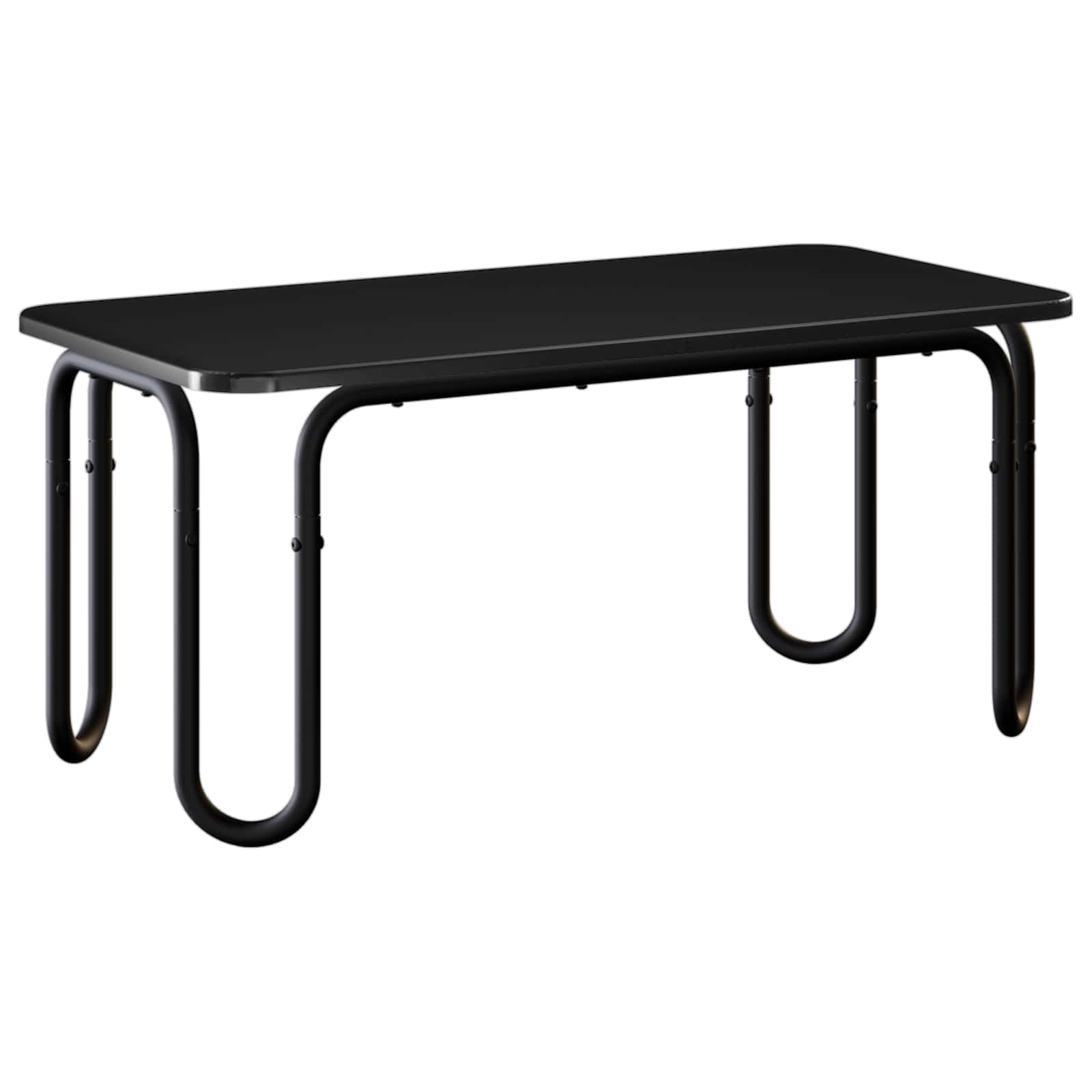 Black Coffee Table 100cm 100x50x45cm