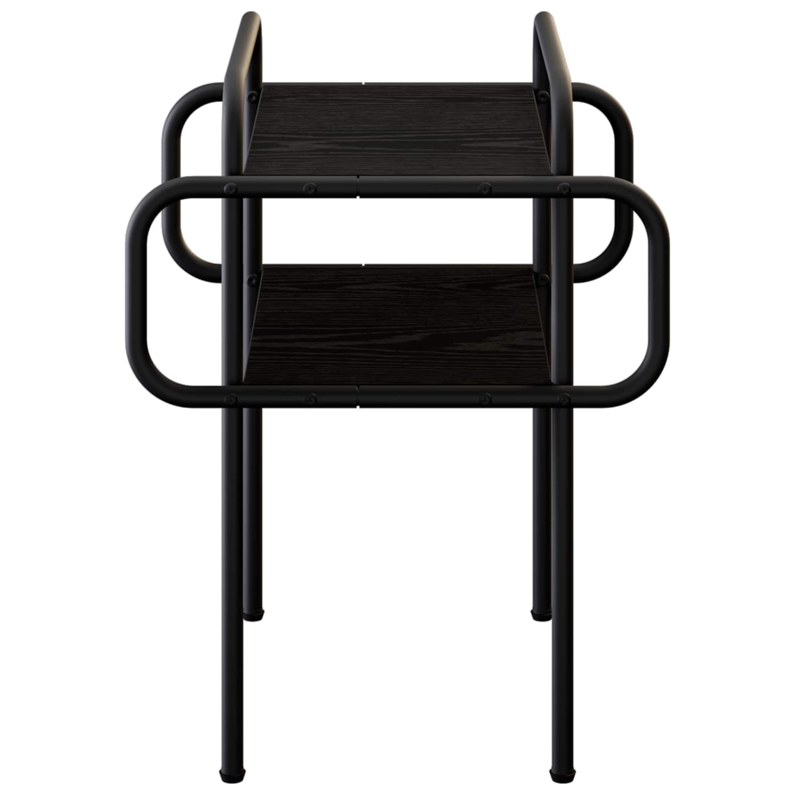 Coffee Table Black Oak Compact 40x40x51cm