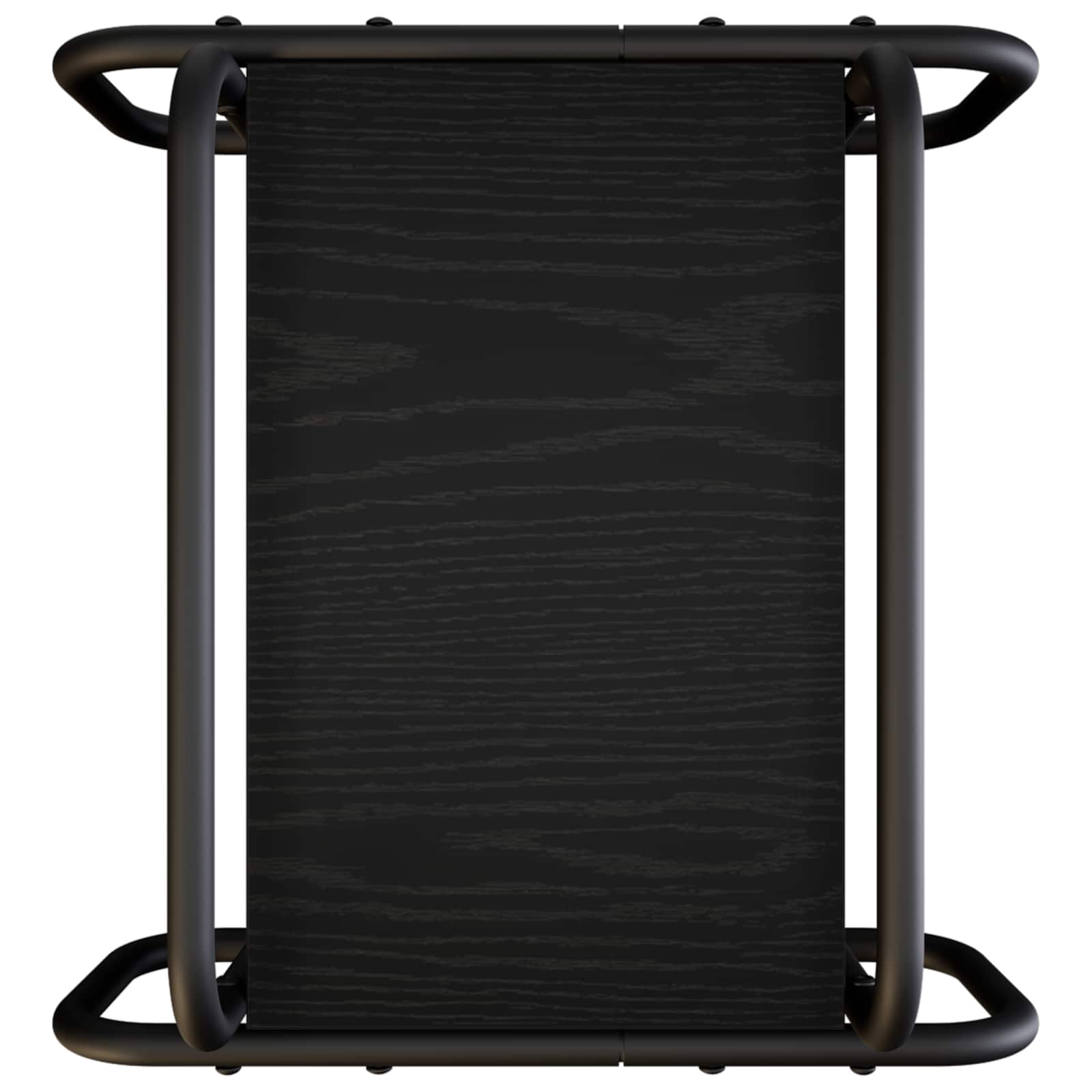 Coffee Table Black Oak Compact 40x40x51cm