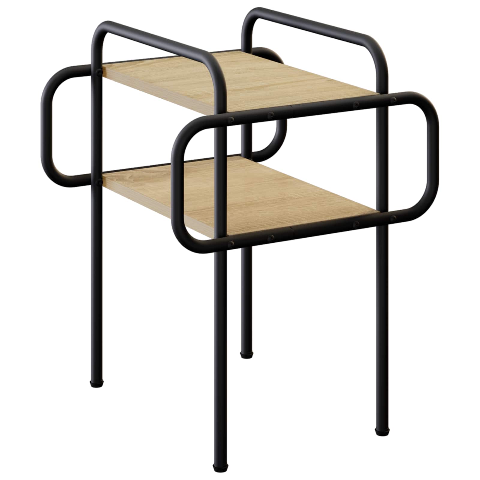 Coffee Table Sonoma Oak Compact 40x40x51cm