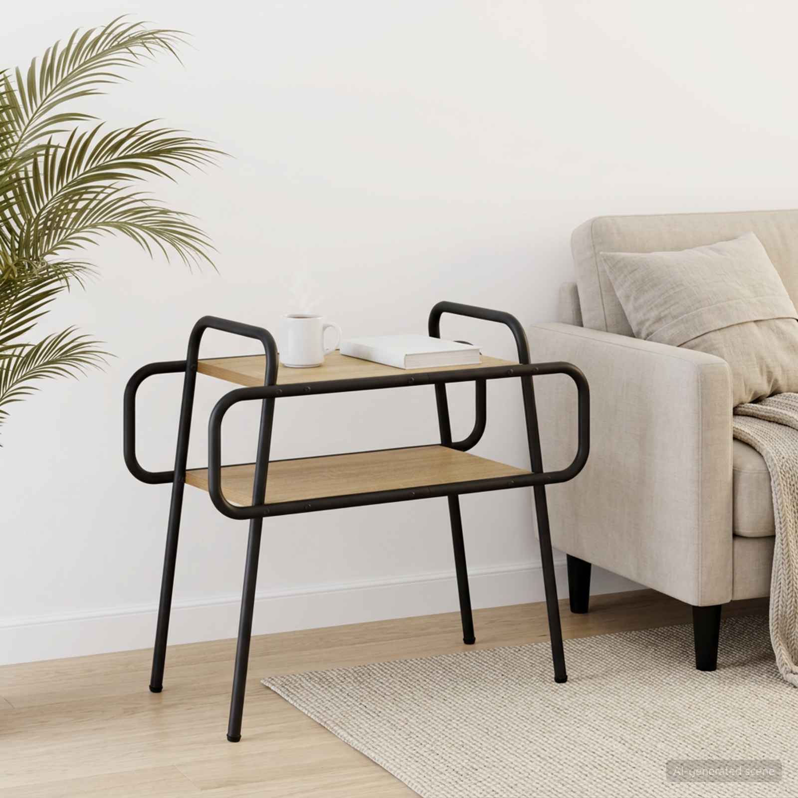Oak Coffee Table 60cm 60x30x51cm