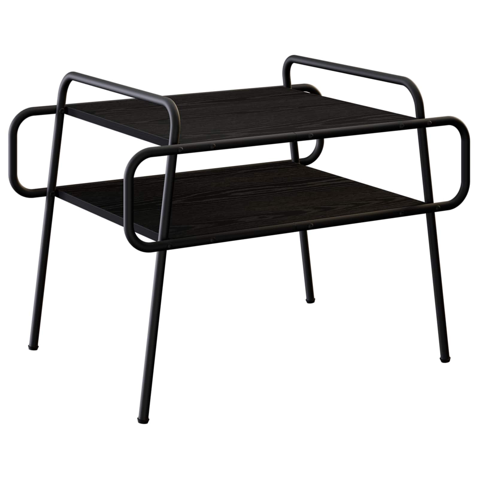 Black Coffee Table 70cm 70x50x51cm