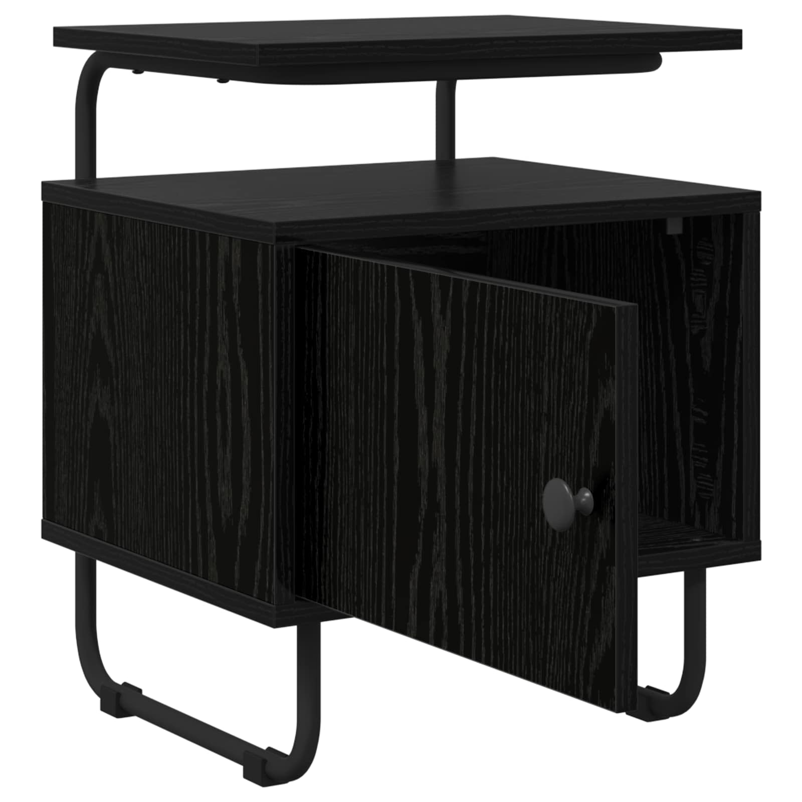 Black Oak Bedside Tables Set of 2 | Simpledeals