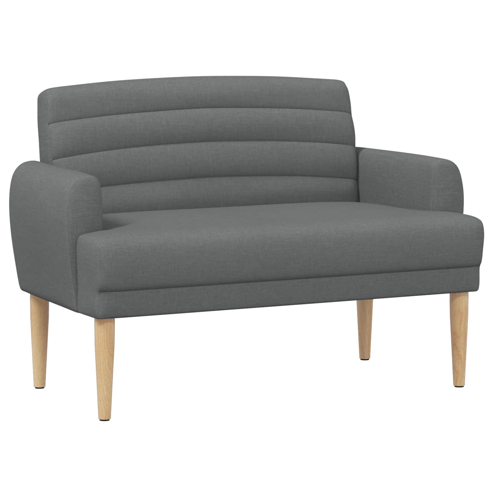 Button Tufted Loveseat Dark Grey Velvet | Simpledeals