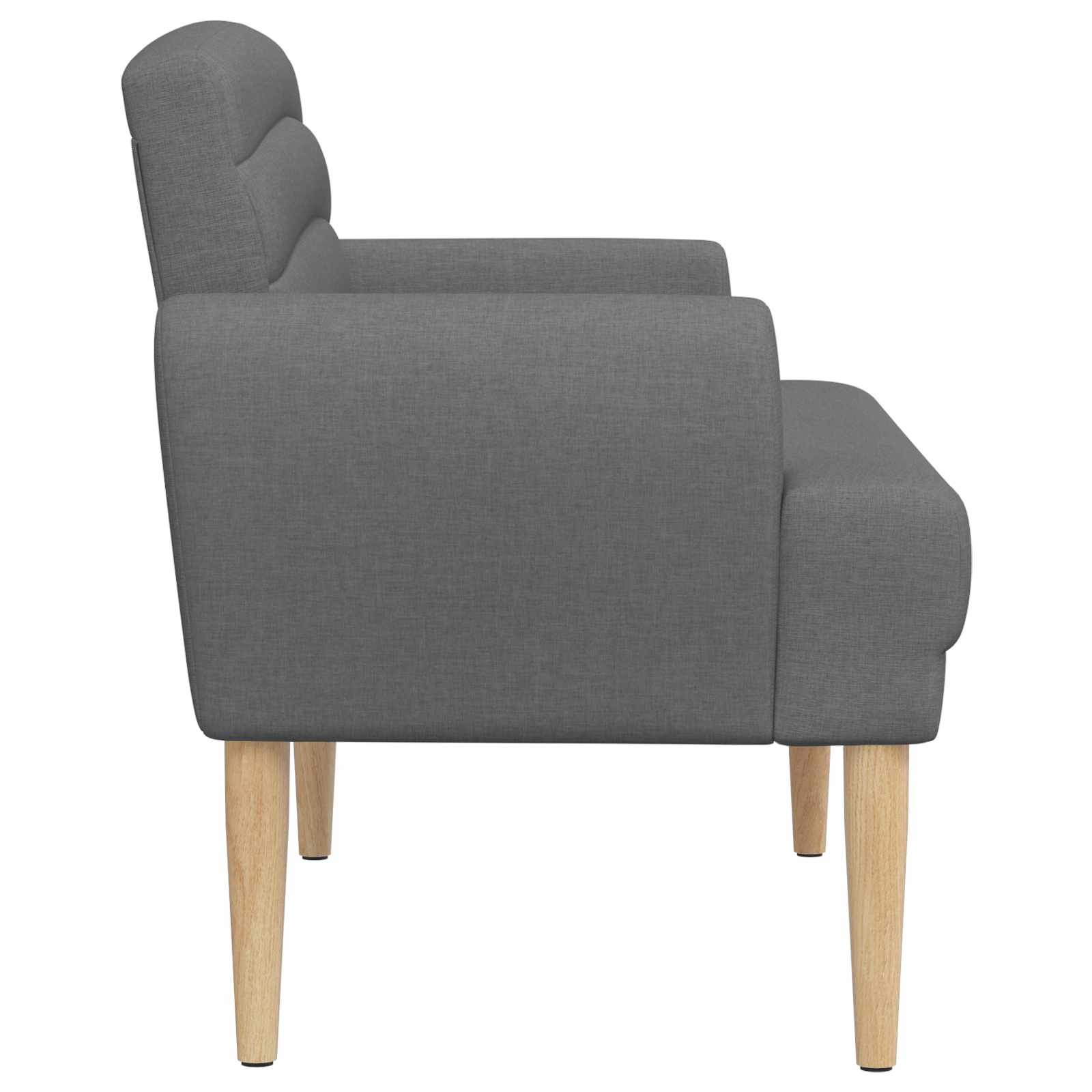 Button Tufted Loveseat Dark Grey Velvet | Simpledeals