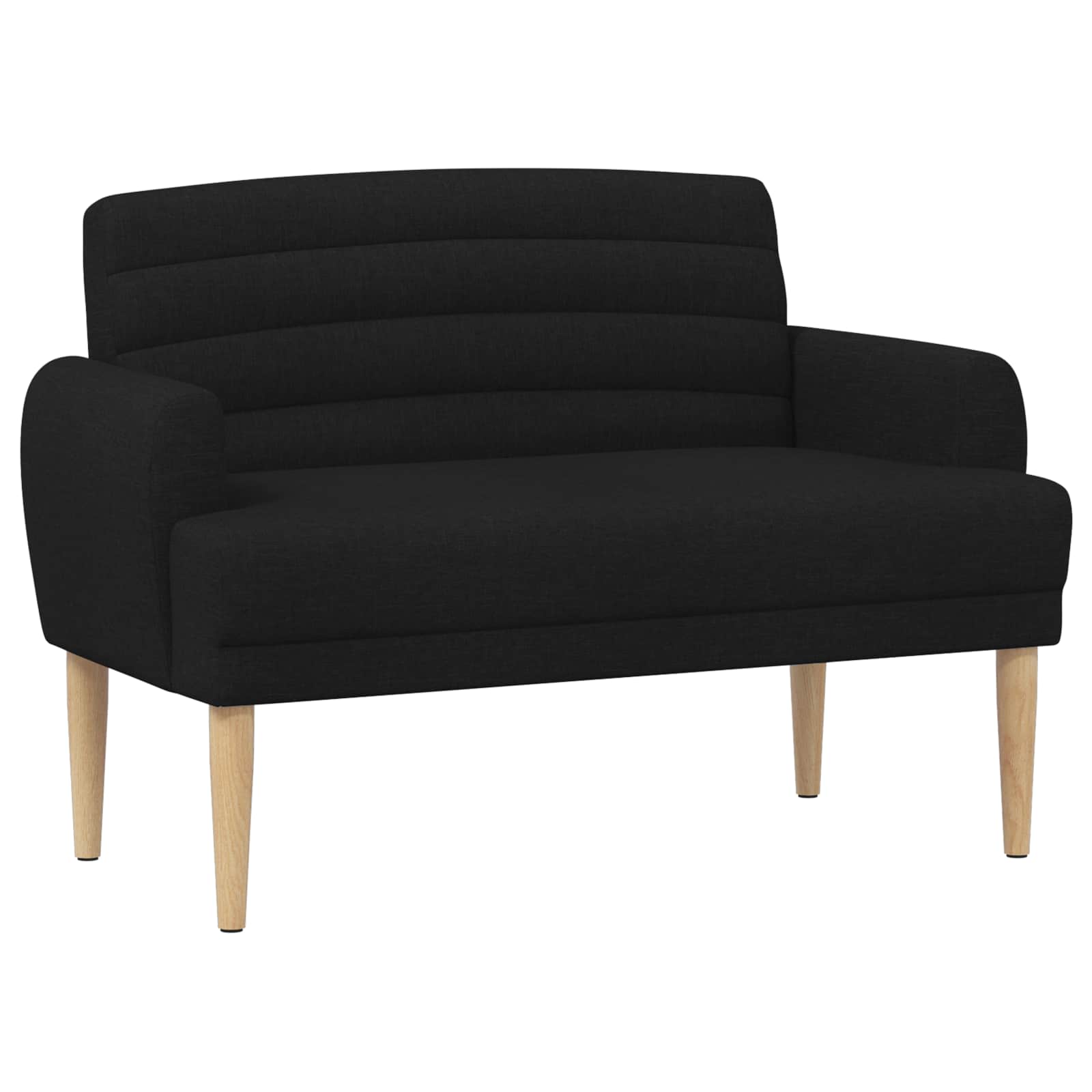 Black Velvet Loveseat Button Tufted 2 Seater | Simpledeals