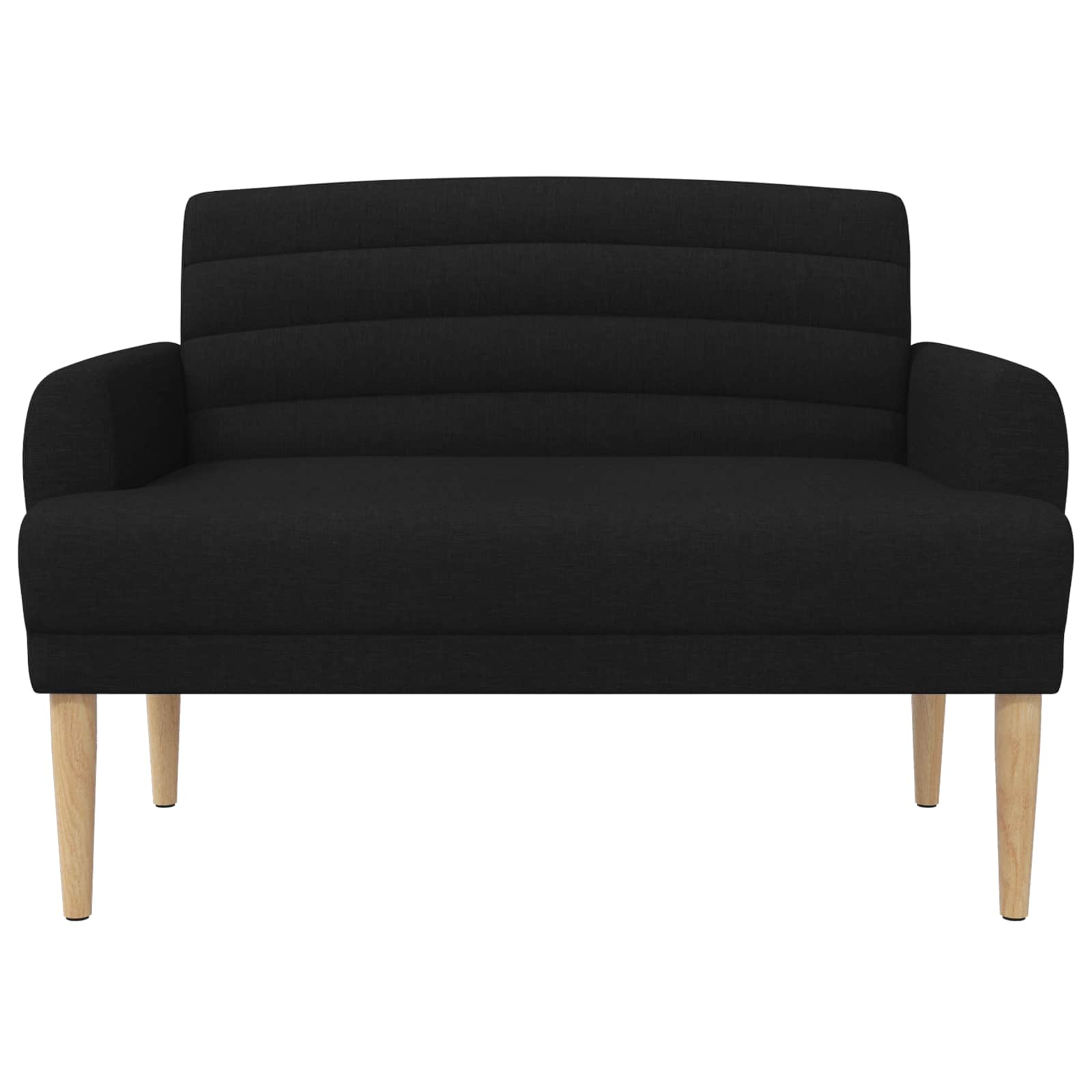 Black Velvet Loveseat Button Tufted 2 Seater | Simpledeals