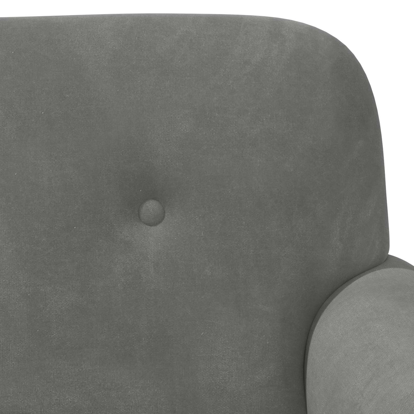 Velvet Button Tufted Loveseat Dark Grey | Simpledeals