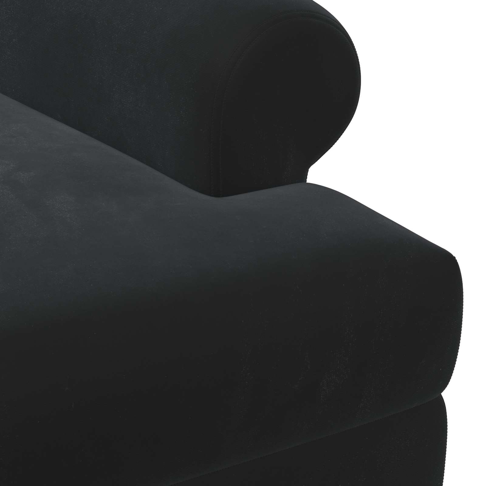 Black Velvet Button Tufted Loveseat Sofa | Simpledeals