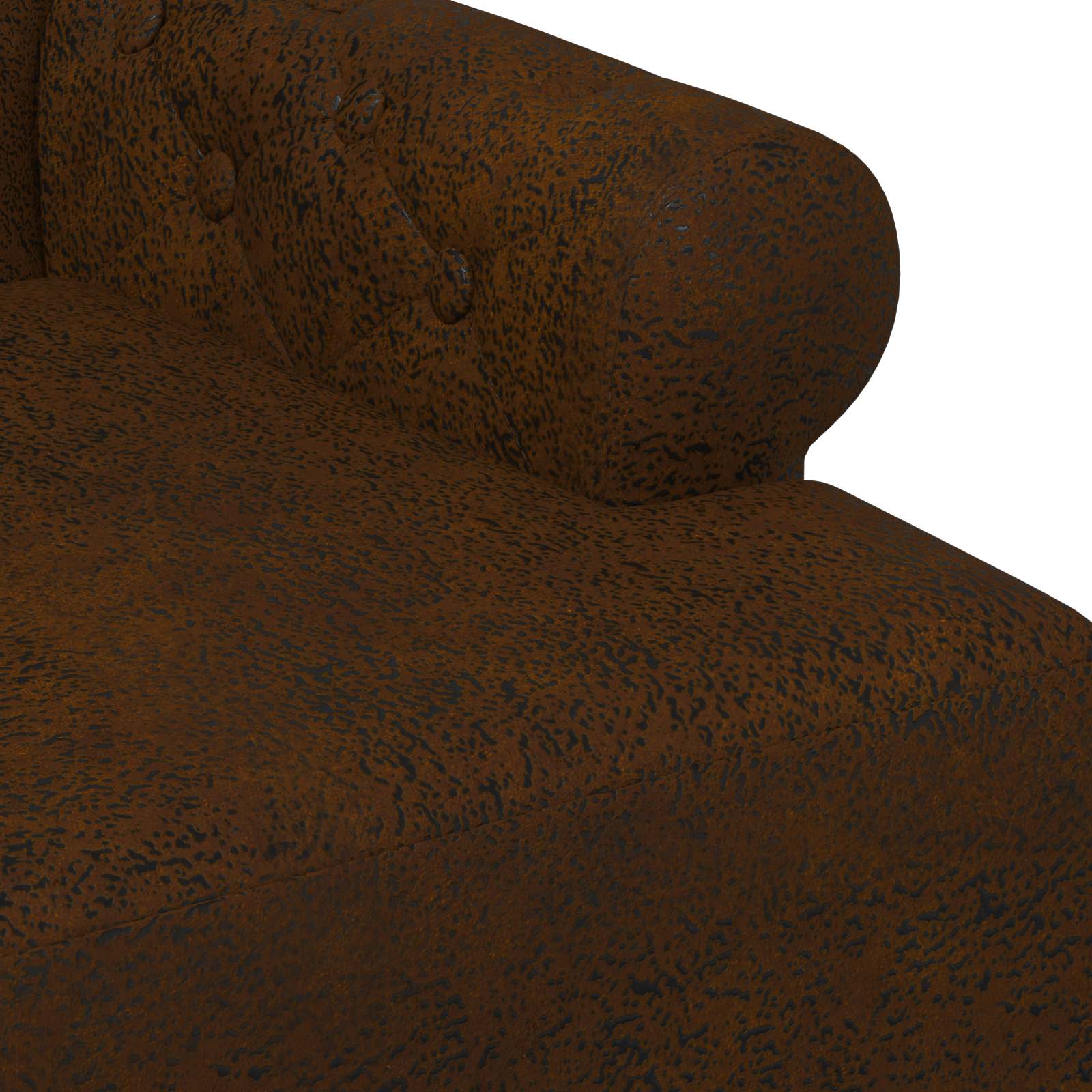 Button Tufted Loveseat Brown 2 Seater | Simpledeals