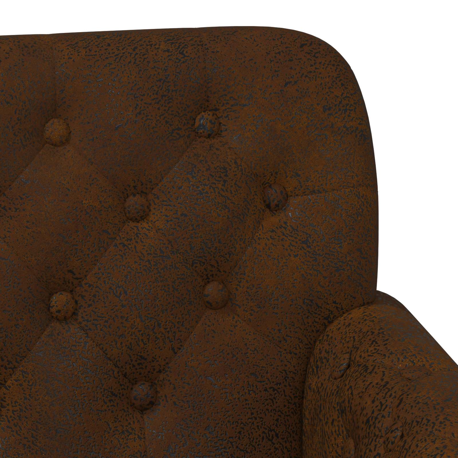 Button Tufted Loveseat Brown 2 Seater | Simpledeals